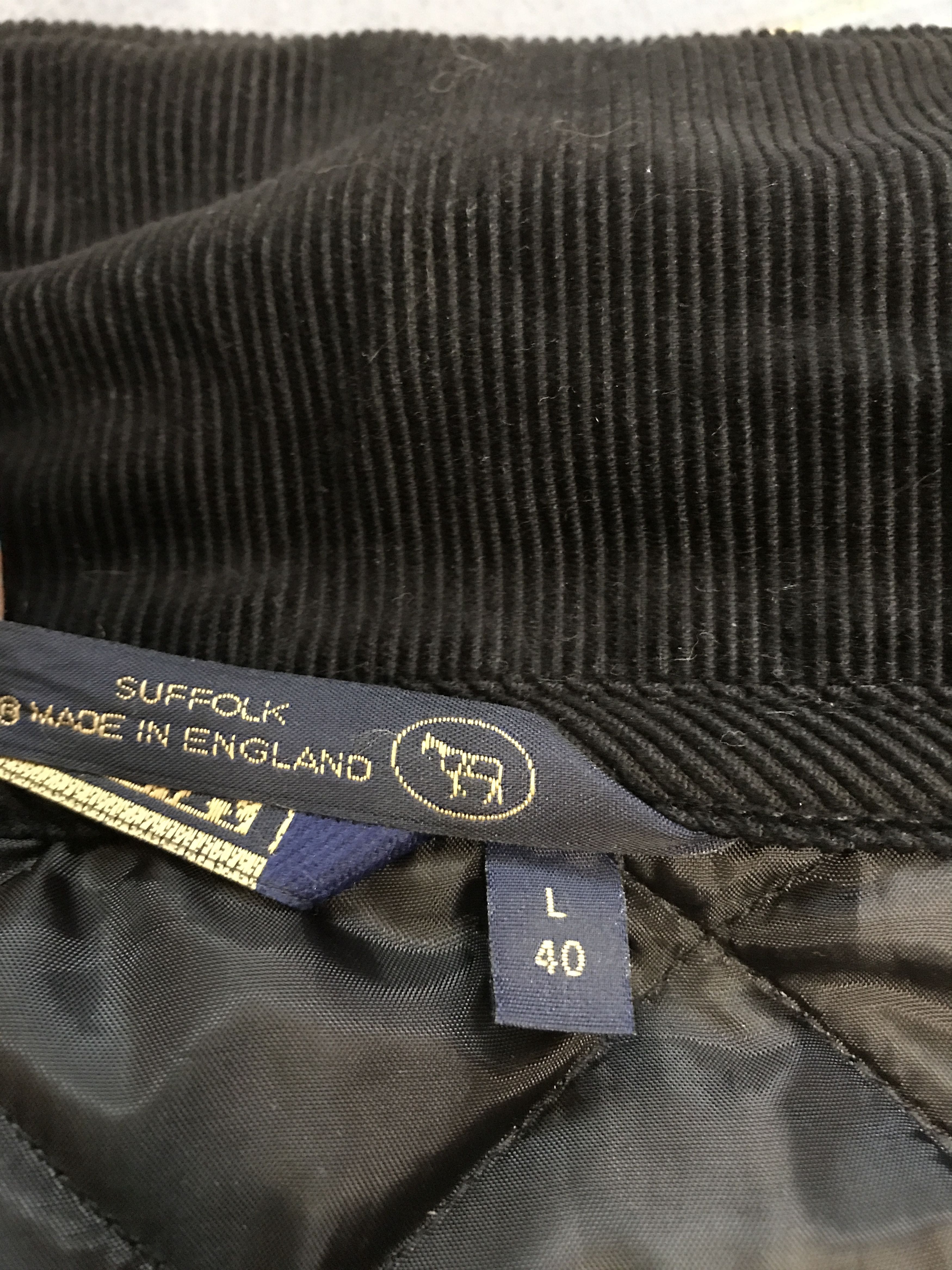 Japanese Brand Lavenham Quilted Wool Bomber Jacket Barbour Burberry Polo Size US M / EU 48-50 / 2 - 14 Thumbnail