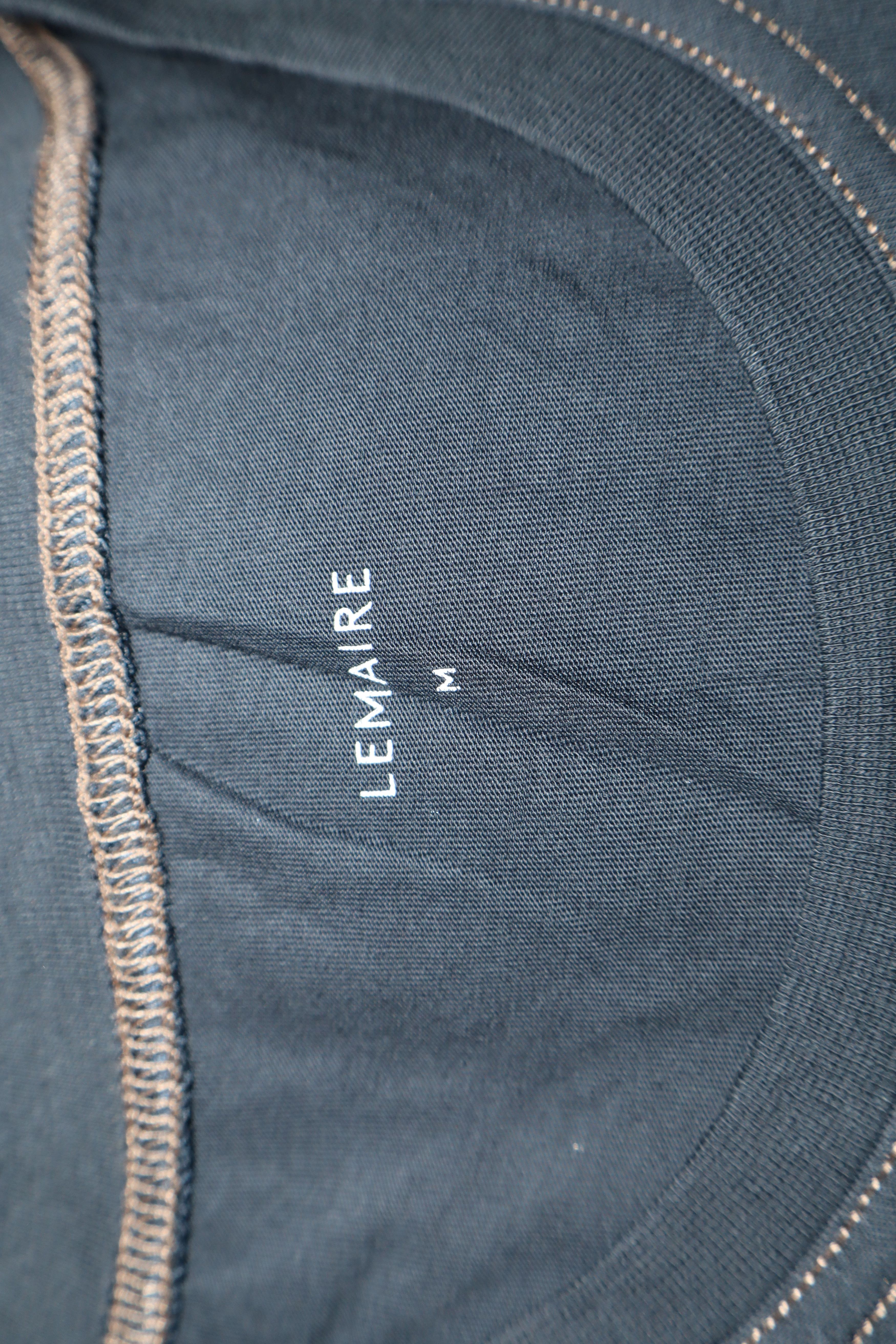 Lemaire Contrasting stitches t-shirt Size US M / EU 48-50 / 2 - 9 Thumbnail
