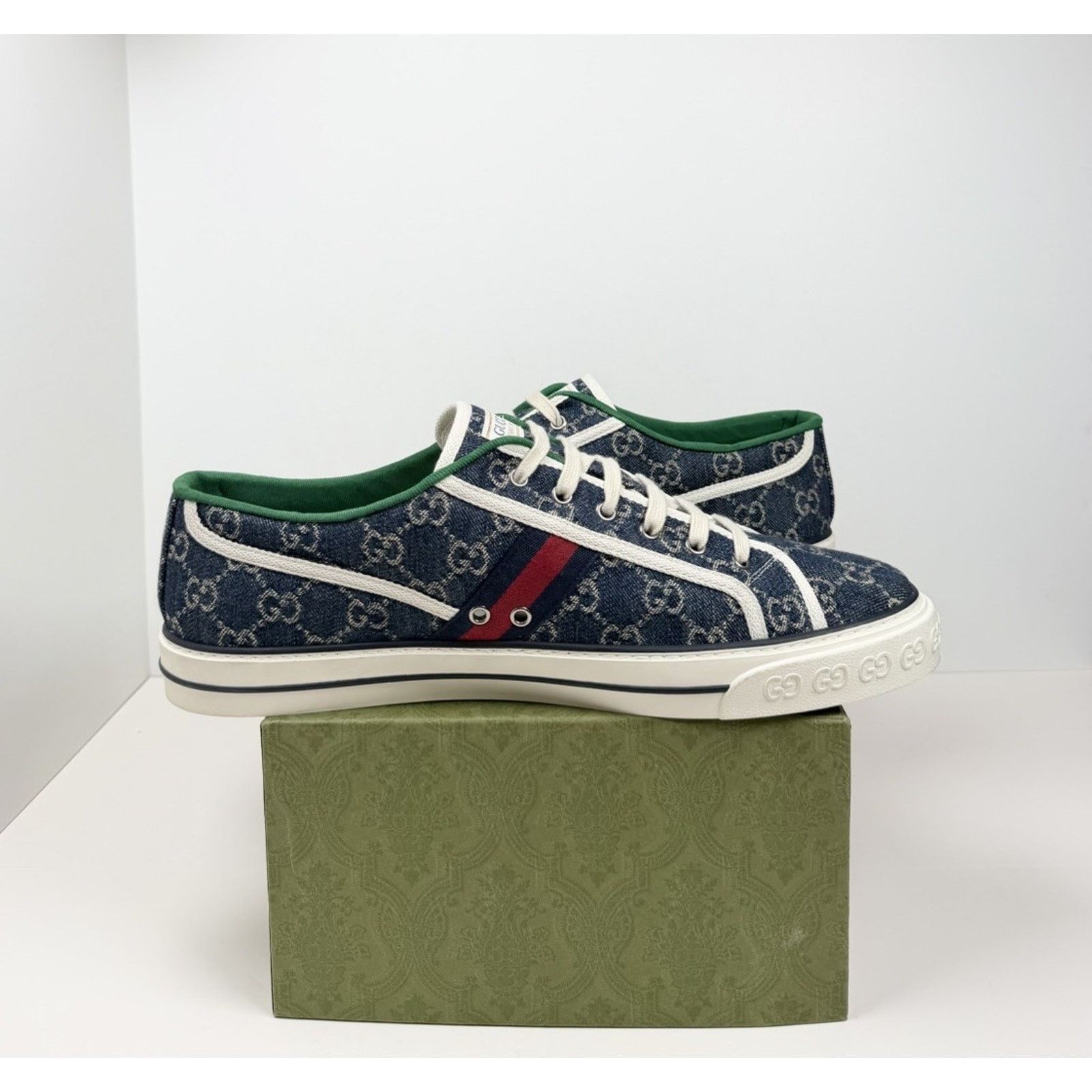 Gucci Size 16G/16.5US - Gucci Tennis 1977 Blue NEW! Size US 15 / EU 48 - 6 Thumbnail
