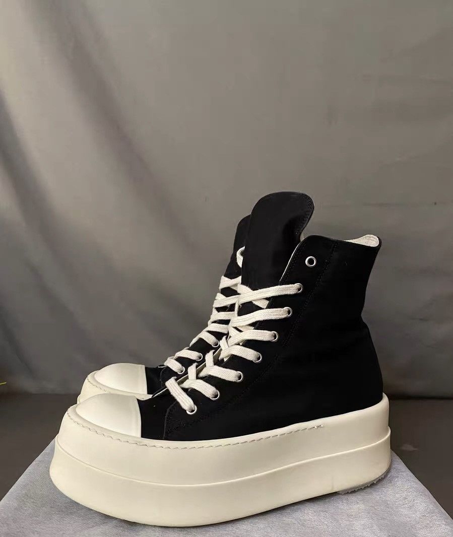 Rick Owens Rick Owens Drkshdw high-top thick-sole big Converse Size US 9.5 / EU 42-43 - 1 Thumbnail