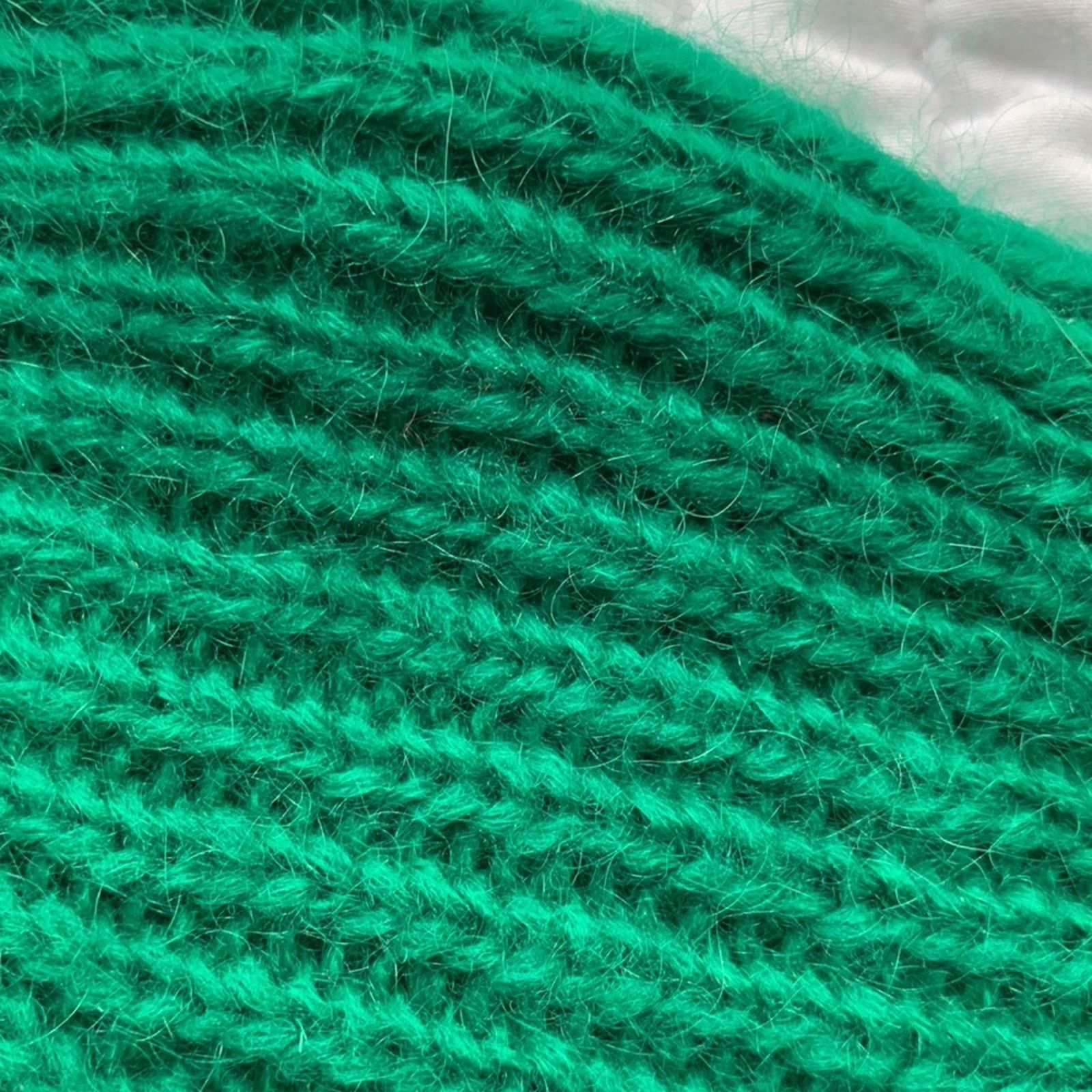 Vintage 80's green mohair blend green cardigan cropped oversized Size S / US 4 / IT 40 - 7 Thumbnail