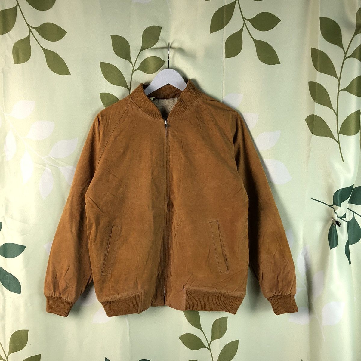 Japanese Brand × Vintage Japan vintage Brown Bombers Jacket #7452 Size US S / EU 44-46 / 1 - 1 Thumbnail
