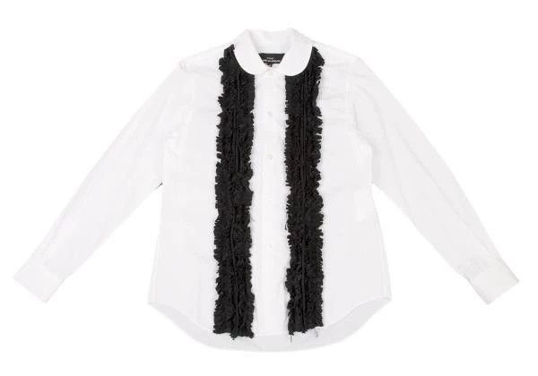 Comme des Garcons Comme Des Garcons Vintage White Lace Shirt Top Size M / US 6-8 / IT 42-44 - 2 Thumbnail