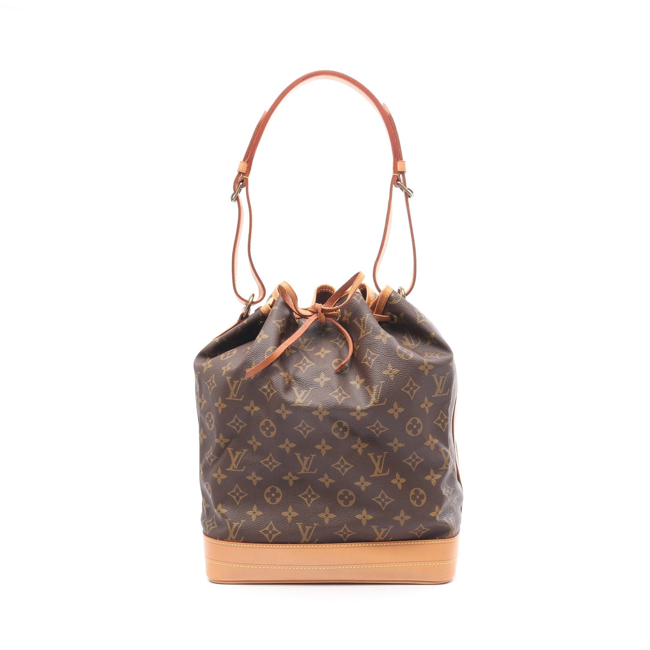 Louis Vuitton Louis Vuitton Noe Monogram Shoulder Bag Leather Brown Size ONE SIZE - 1 Thumbnail