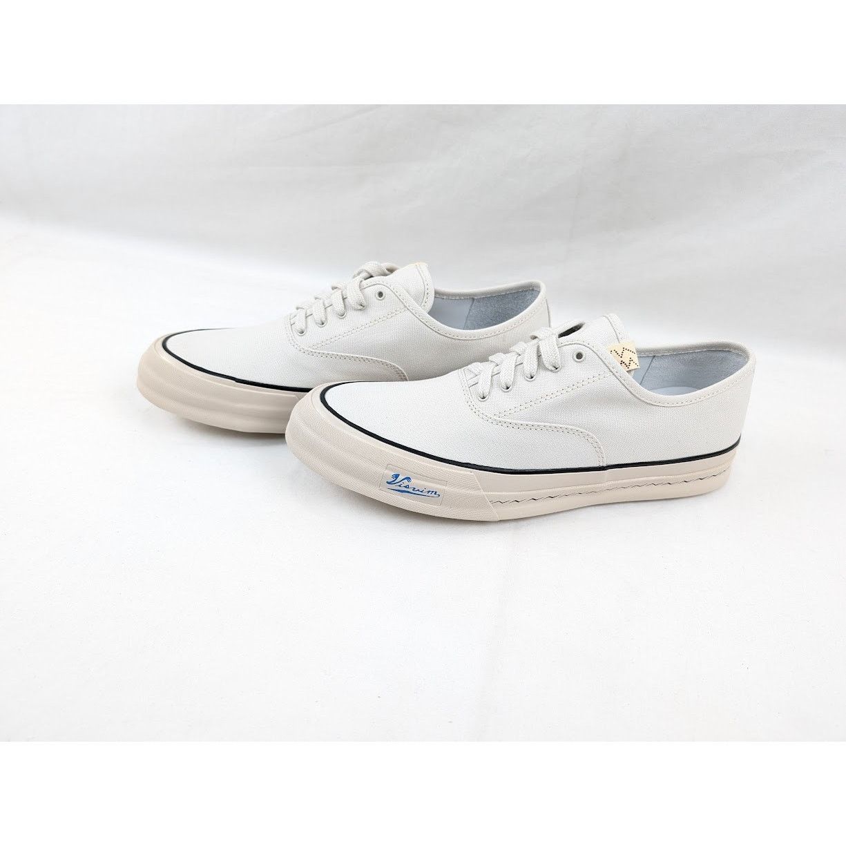 Visvim o1rshd1 Logan Deck Lo Sipe Sneakers in Ivory Size US 11 / EU 44 - 16 Thumbnail