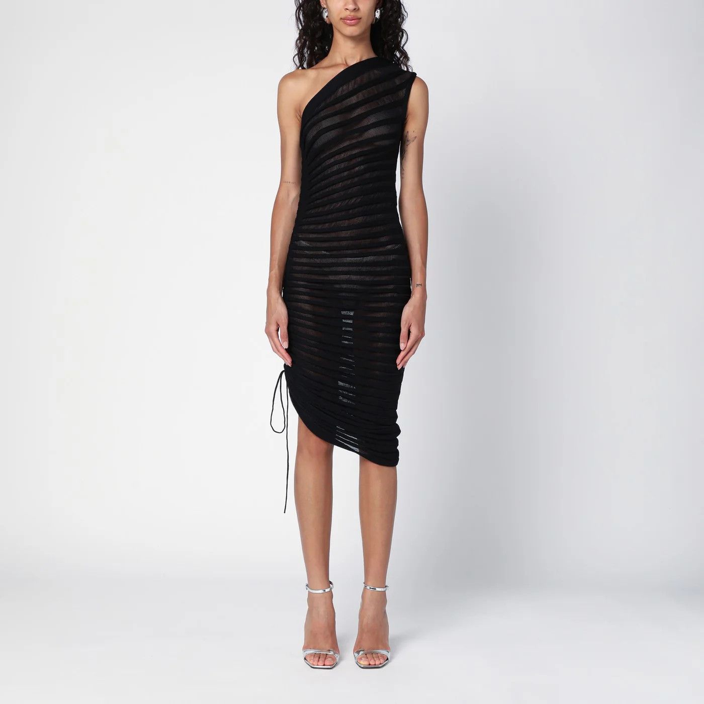 Alaia o1d2blof0426 Skeleton Dress in Black Size XS / US 0-2 / IT 36-38 - 1 Thumbnail