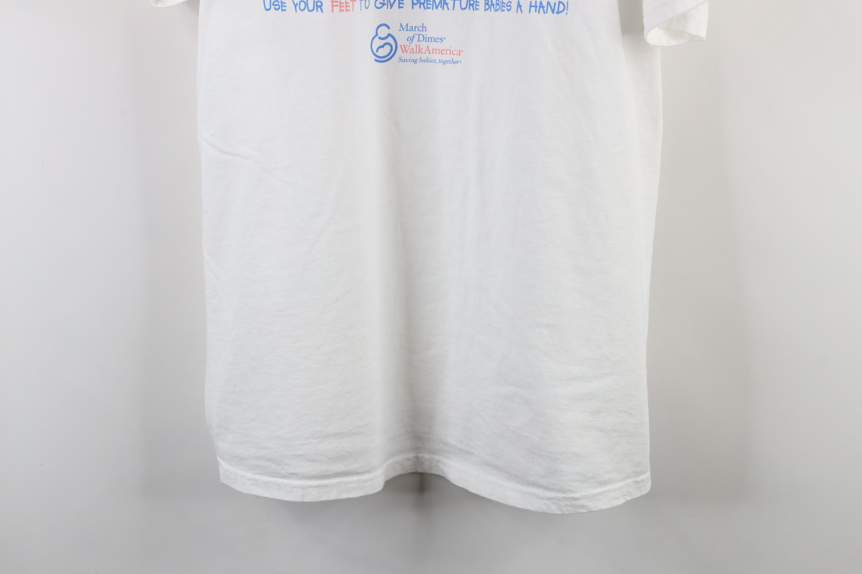 Vintage Vintage Y2K America March of Dimes Premature Baby T-Shirt Size US XL / EU 56 / 4 - 3 Thumbnail