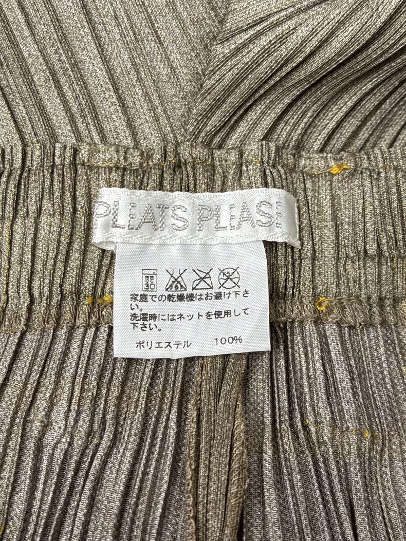 Issey Miyake Issey Miyake size:1 Yellow-gray pleated pants Size 42" / US 20 - 4 Thumbnail