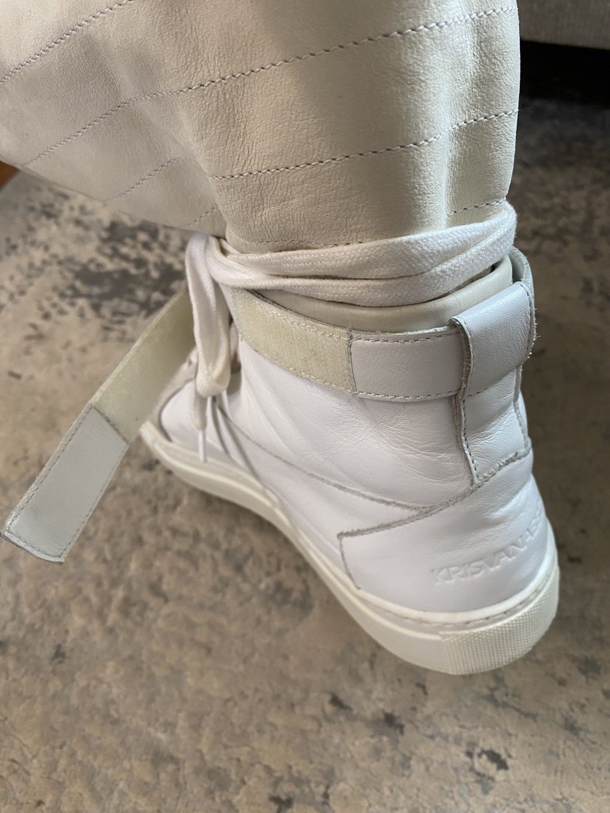 Kris Van Assche Leather Strap Boot Sneakers Size US 7.5 / EU 40-41 - 10 Thumbnail