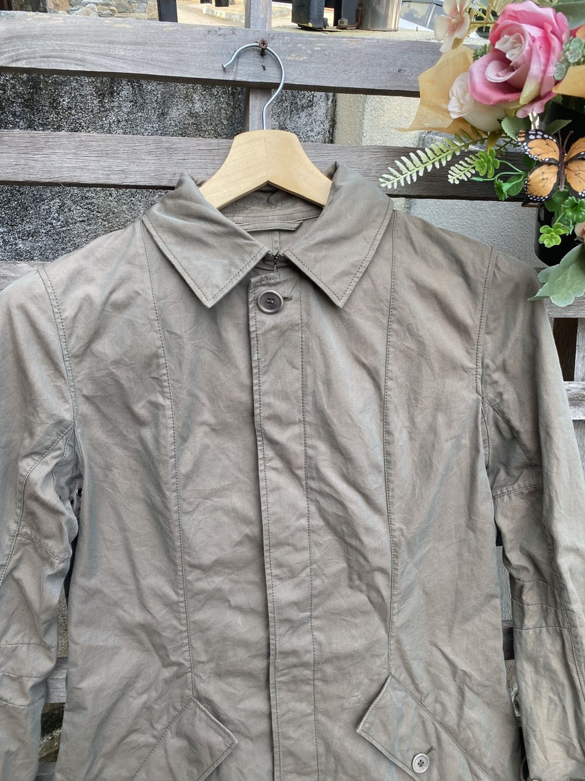 Yohji Yamamoto Y’s Yohji Yamamoto Aspesi Women’s LightweightTrench Coat Size M / US 6-8 / IT 42-44 - 5 Thumbnail
