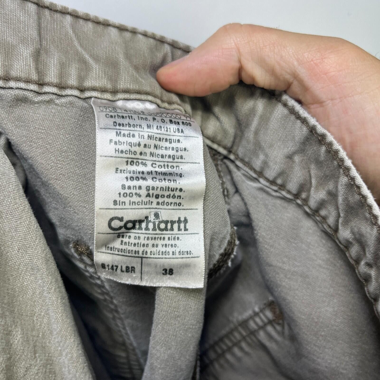 Carhartt Vintage Carhartt Canvas Work Carpenter Shorts Brown 36 Size US 36 / EU 52 - 8 Thumbnail