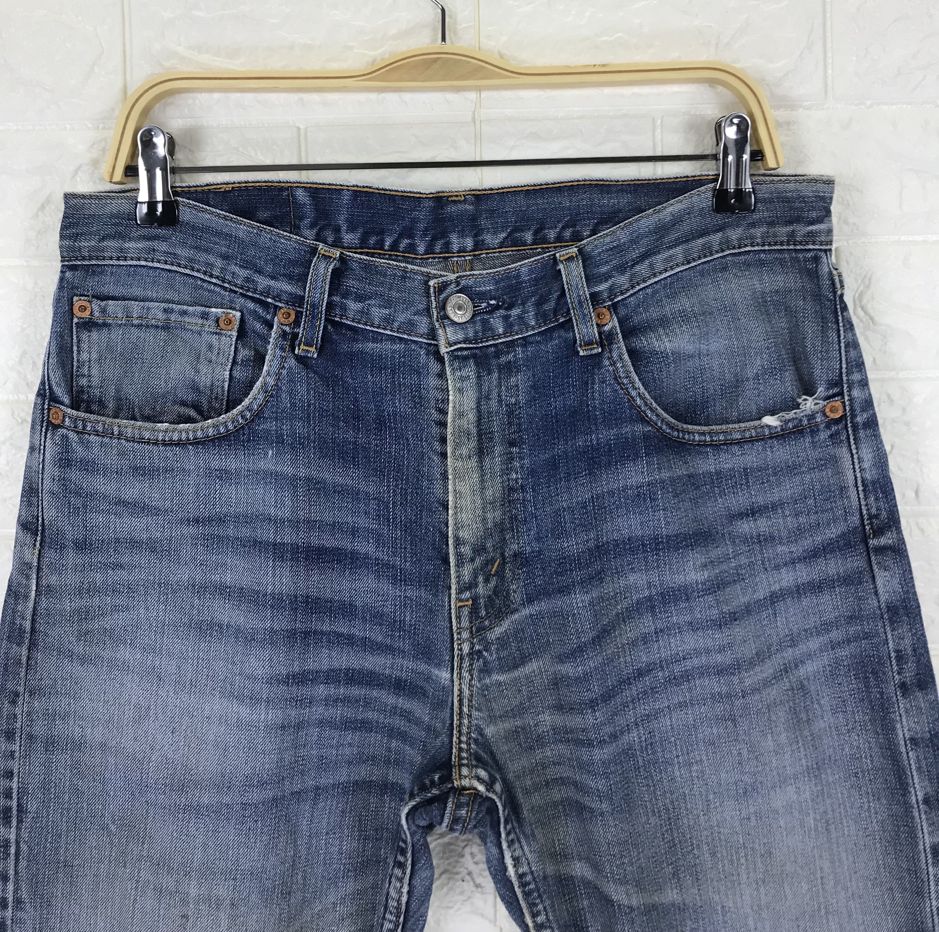 Levi's Vintage Levi's 532 Blue Washed Jeans Distressed Denim Size US 33 - 2 Thumbnail