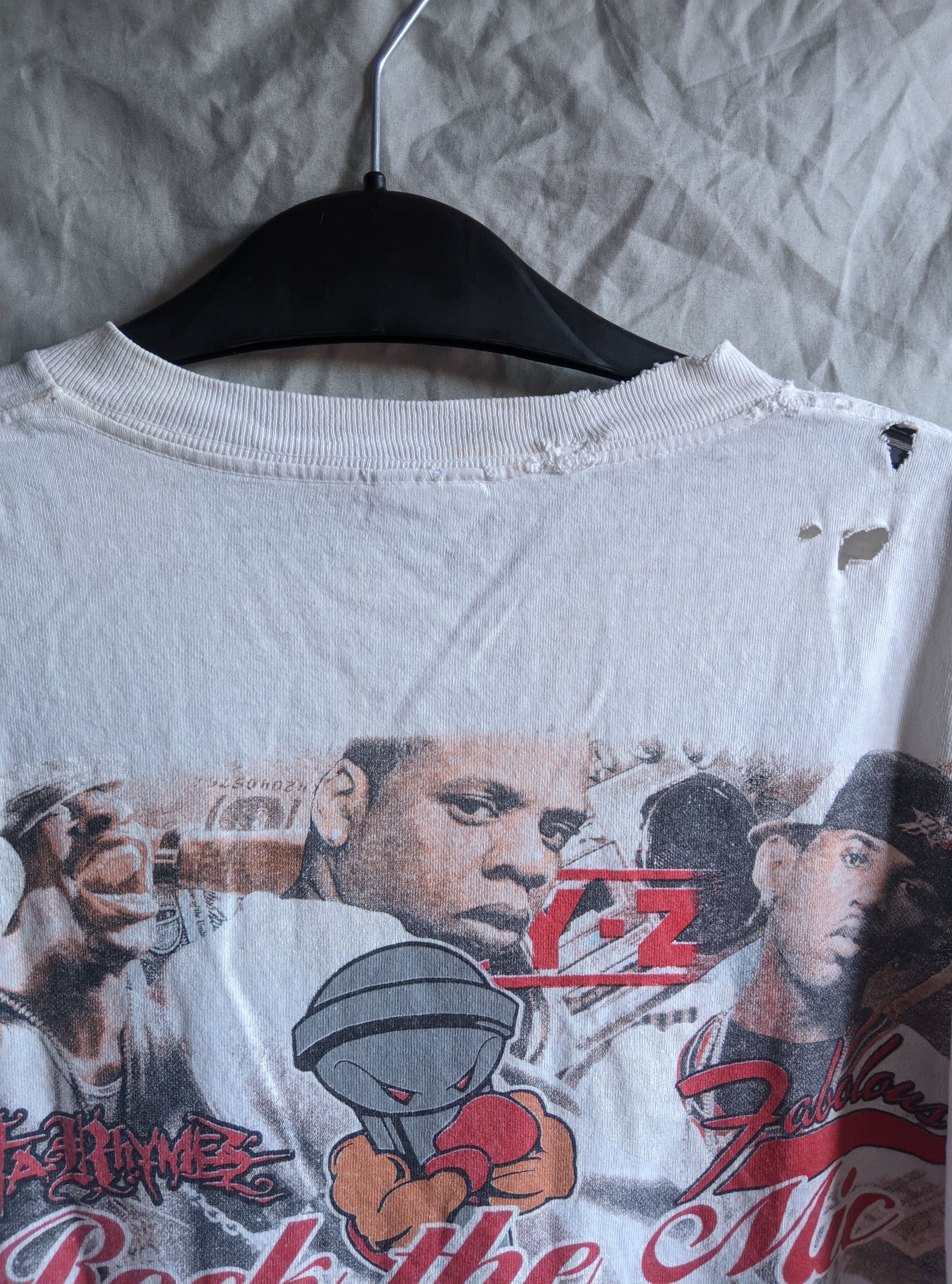 Rap Tees Vintage 2003 thrashed jayz 50cent raptee distressed ERD Size US L / EU 52-54 / 3 - 4 Thumbnail