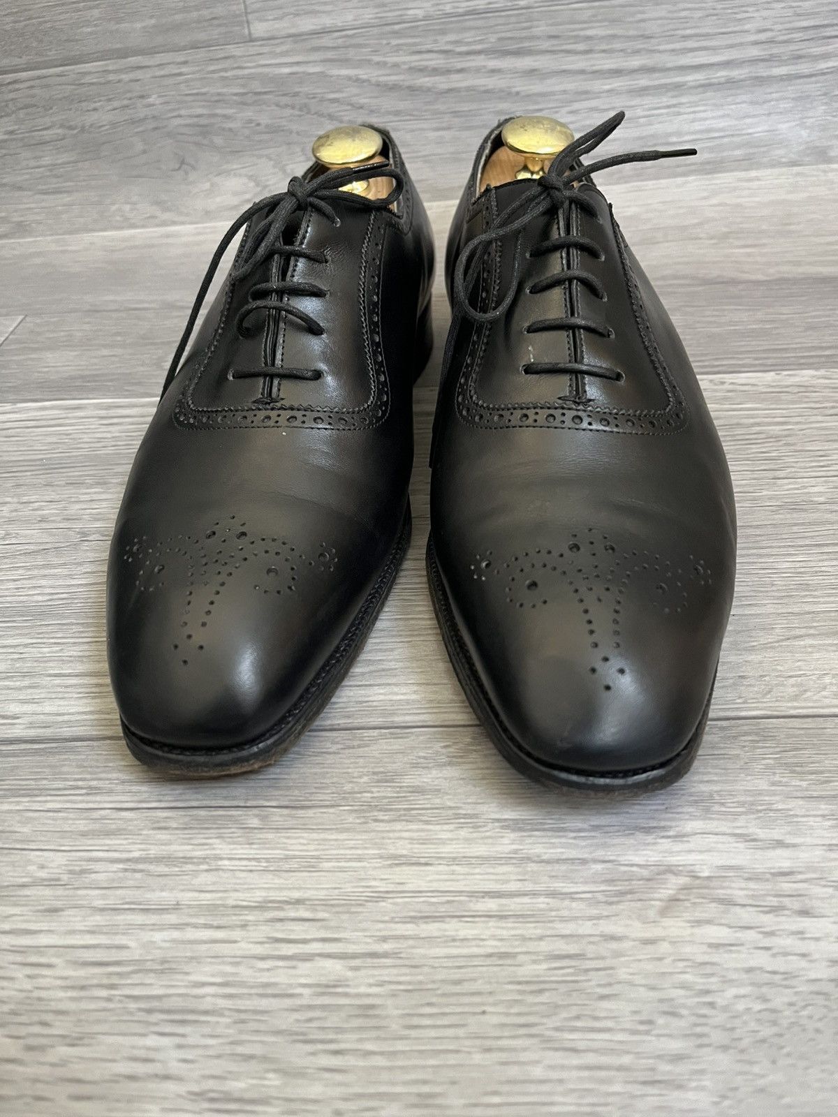 Edward Green Edward green whole cit black leather oxford shoes sz 9.5 Size US 9.5 / EU 42-43 - 3 Thumbnail