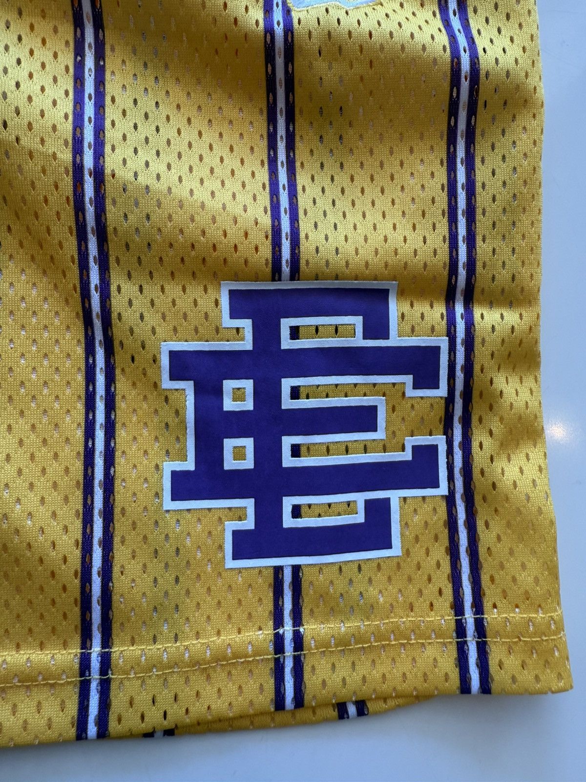 Eric Emanuel × New Era Eric emmanual/Los Angeles Lakers mesh short Size US 26 / EU 42 - 3 Thumbnail