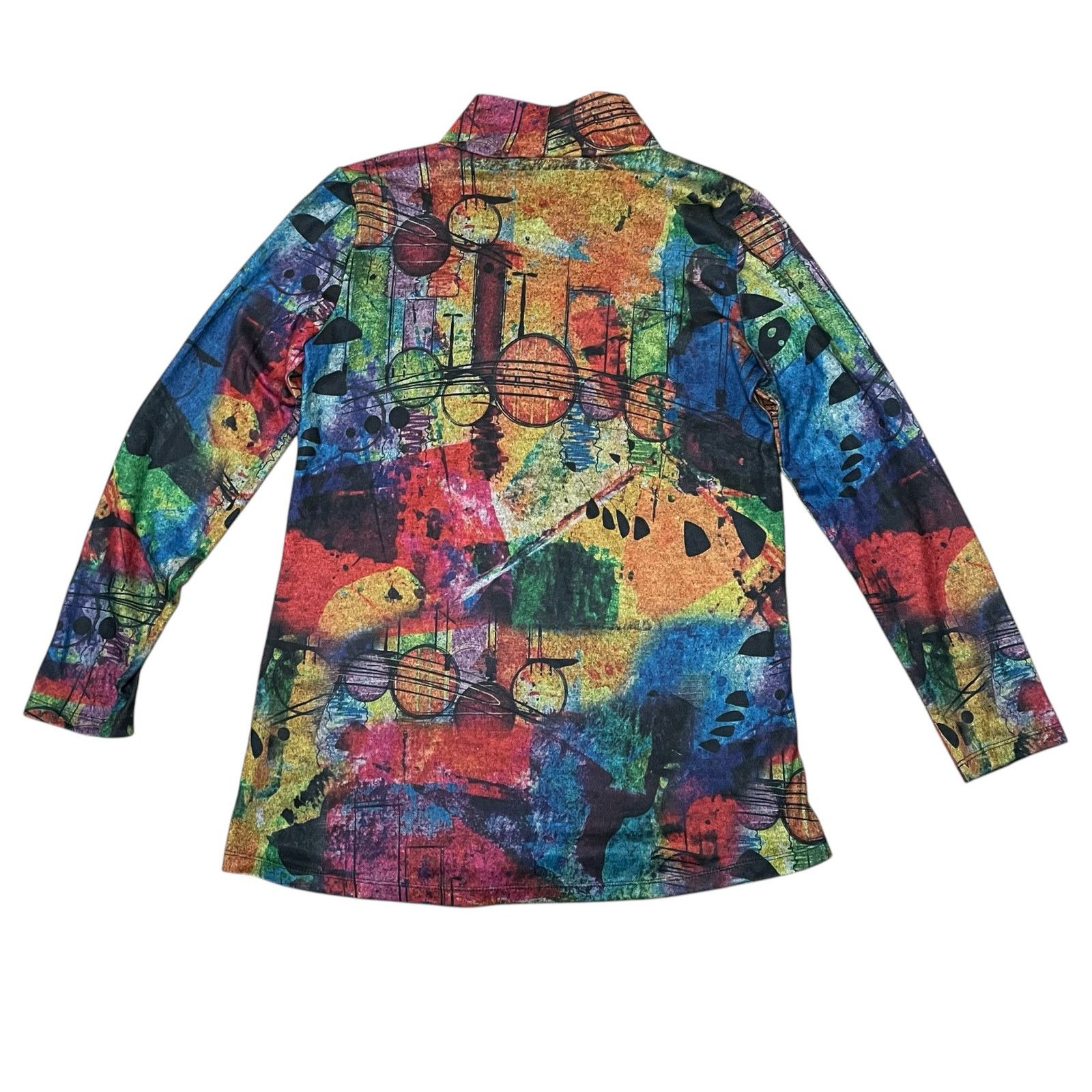 Other PURE essence Canada Tunic Sweater Bold Print Colorful Small Size S / US 4 / IT 40 - 7 Thumbnail