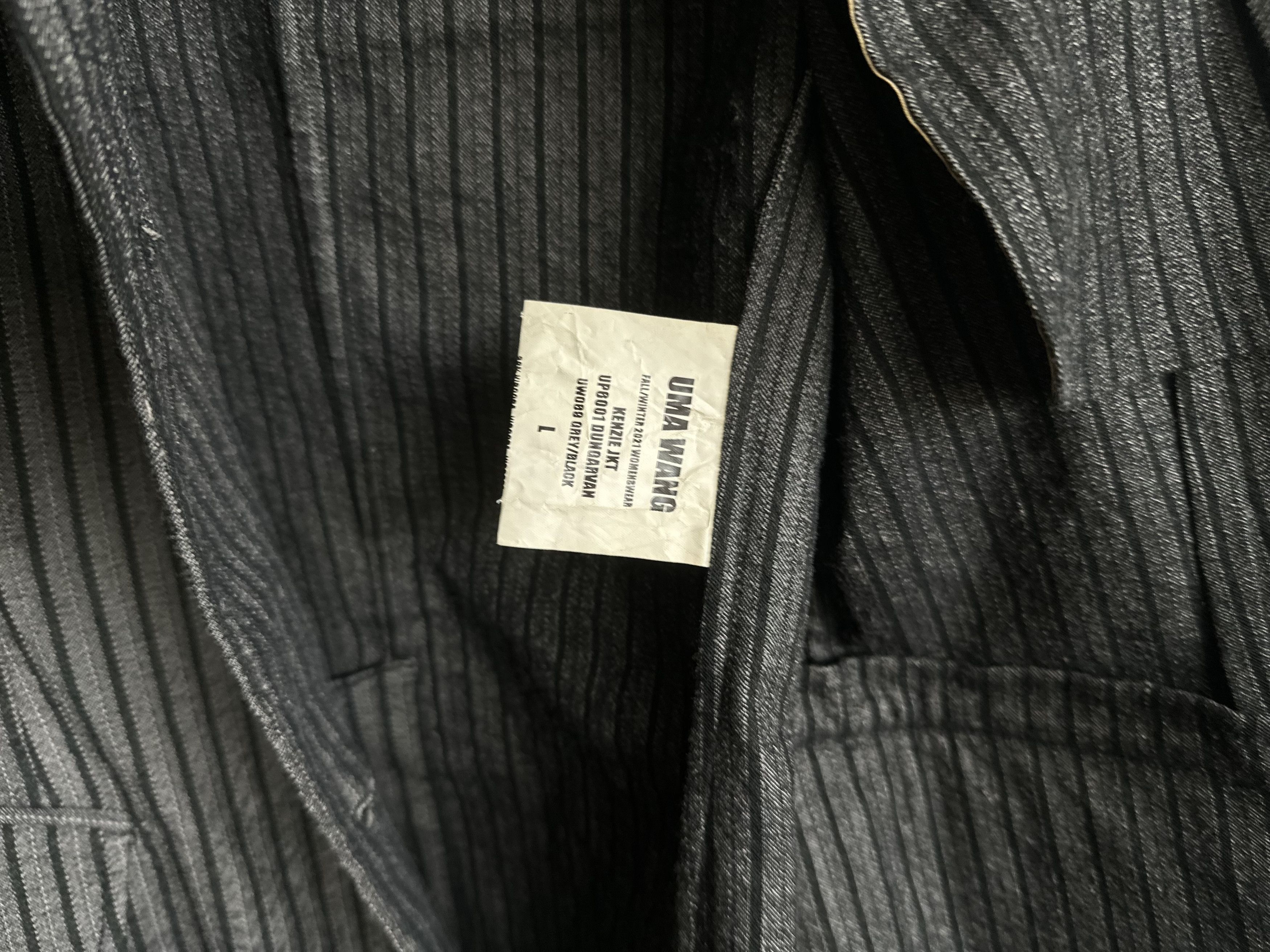 Uma Wang Uma wang striped blazer Size 46R - 3 Thumbnail
