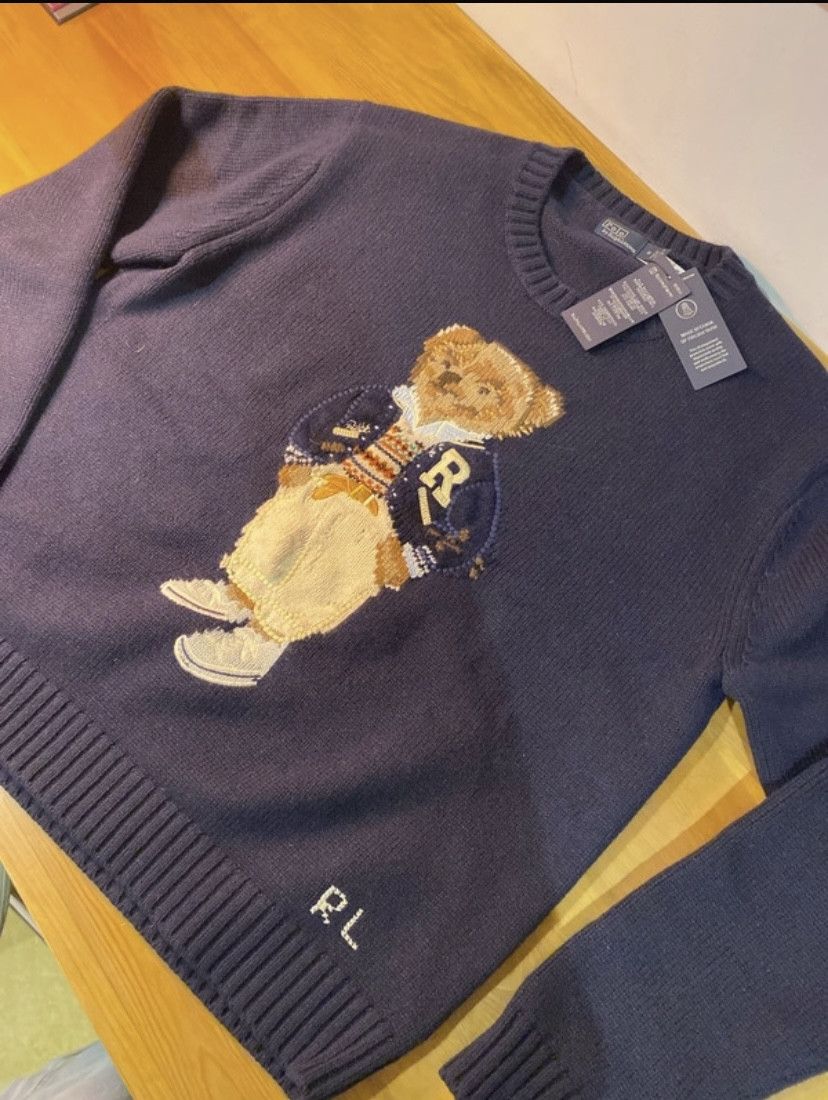 Polo Ralph Lauren Polo Bear wool-cashmere jumper Size US M / EU 48-50 / 2 - 8 Thumbnail