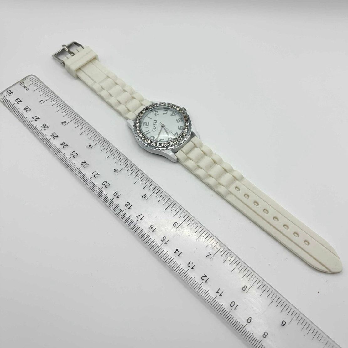 Geneva White Geneva Men’s Watch Size ONE SIZE - 4 Thumbnail