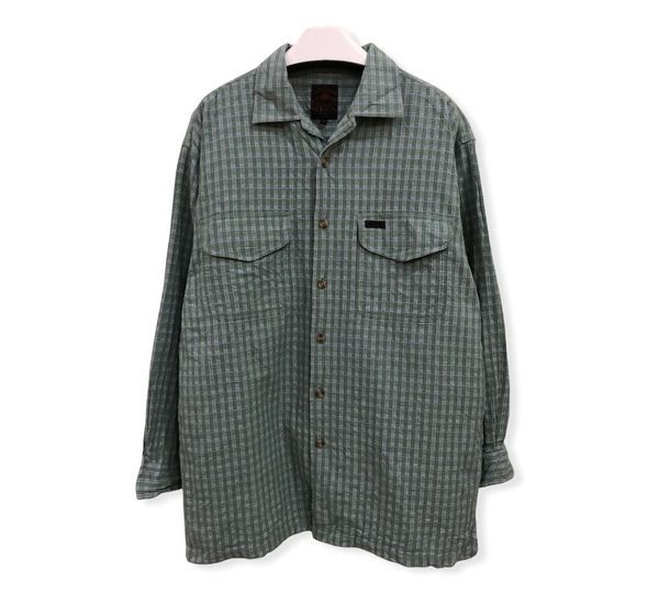 image of Npca Plaid Tartan Flannel Shirt, Men's (Size Medium)