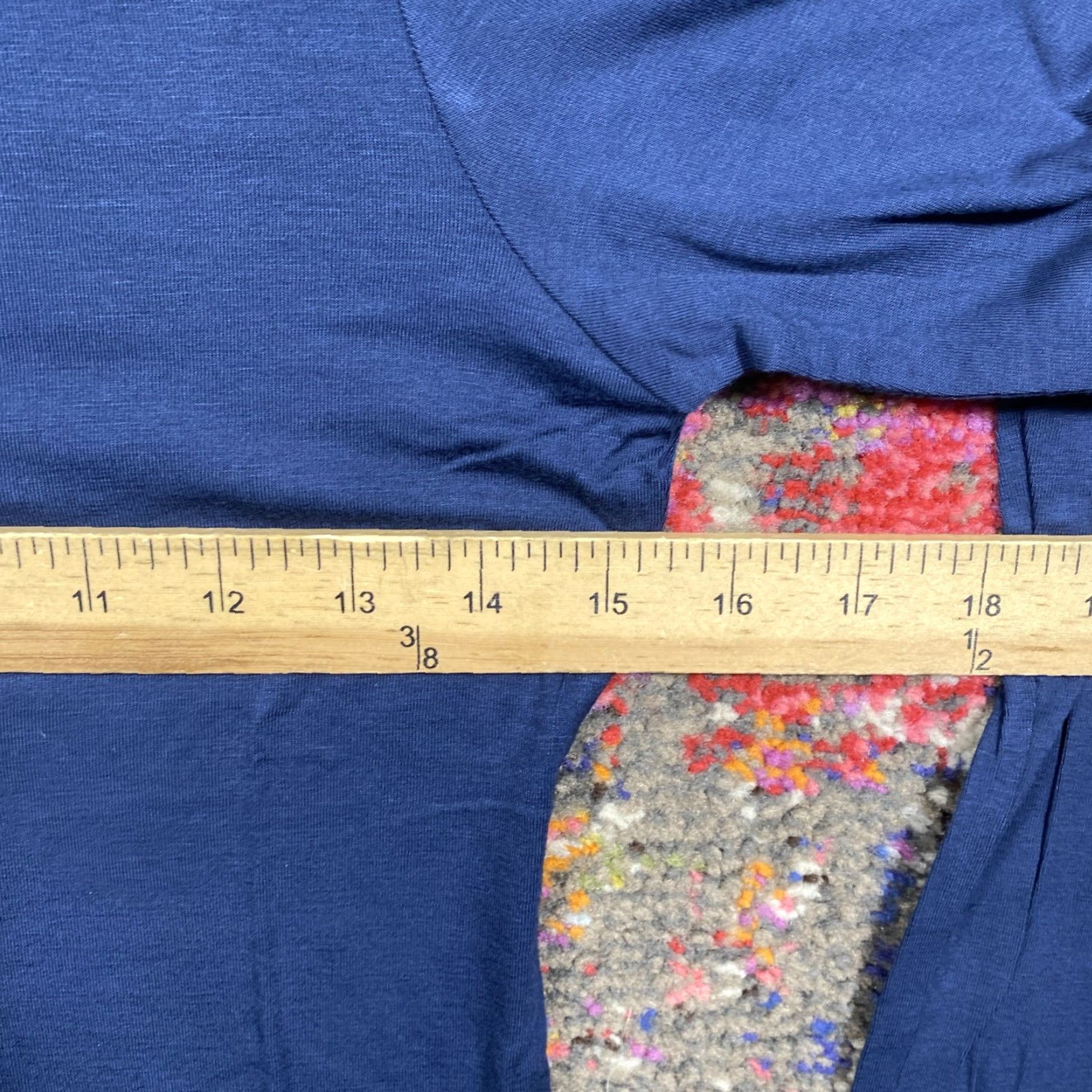 Vintage WonderWink Layers Long Sleeve Shirt Womens XS Navy Mock Neck Pullover Workwear T-Shirt Basic Moisture Wicking Stretch Size XS / US 0-2 / IT 36-38 - 5 Thumbnail
