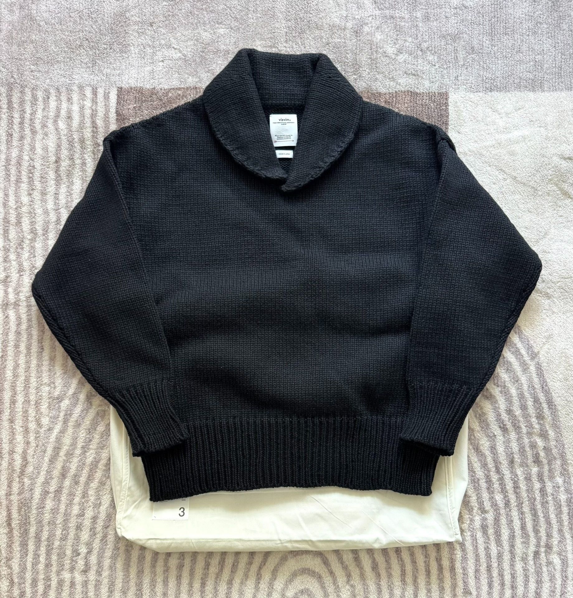 Visvim VISVIM 24AW Monte Shawl Collar Knit Size US M / EU 48-50 / 2 - 1 Thumbnail