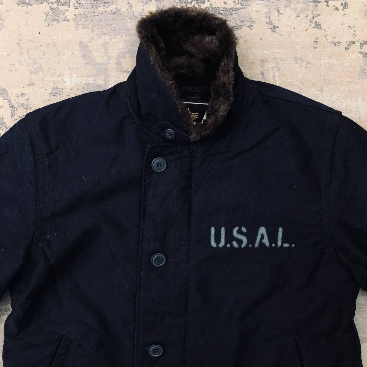 Alpha Industries Y592 U.S.A.I ALPHA INDUSTRIES SHERPA JACKETS Size US M / EU 48-50 / 2 - 3 Thumbnail