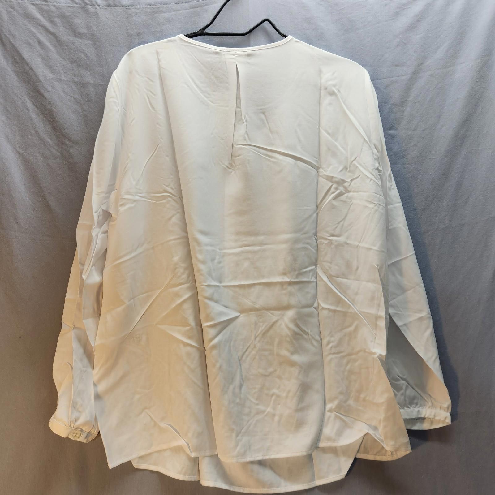 Designer Ulla Popken Tunic Top White Size 12/14 NWT Size XL / US 12-14 / IT 48-50 - 8 Thumbnail
