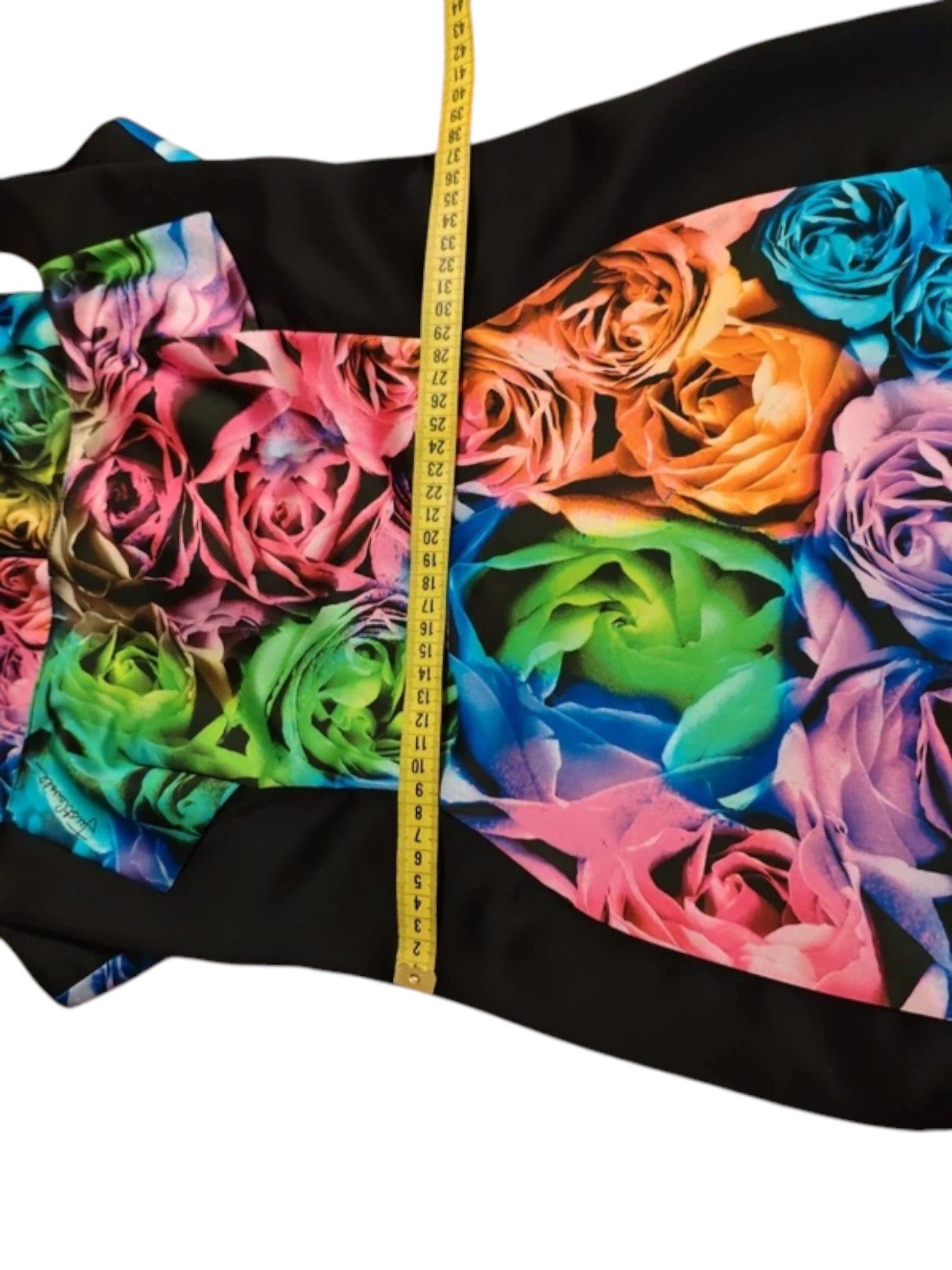 Just Cavalli Just Cavalli Multicolor Rose Print Dress – Early 2010s Size M / US 6-8 / IT 42-44 - 5 Thumbnail