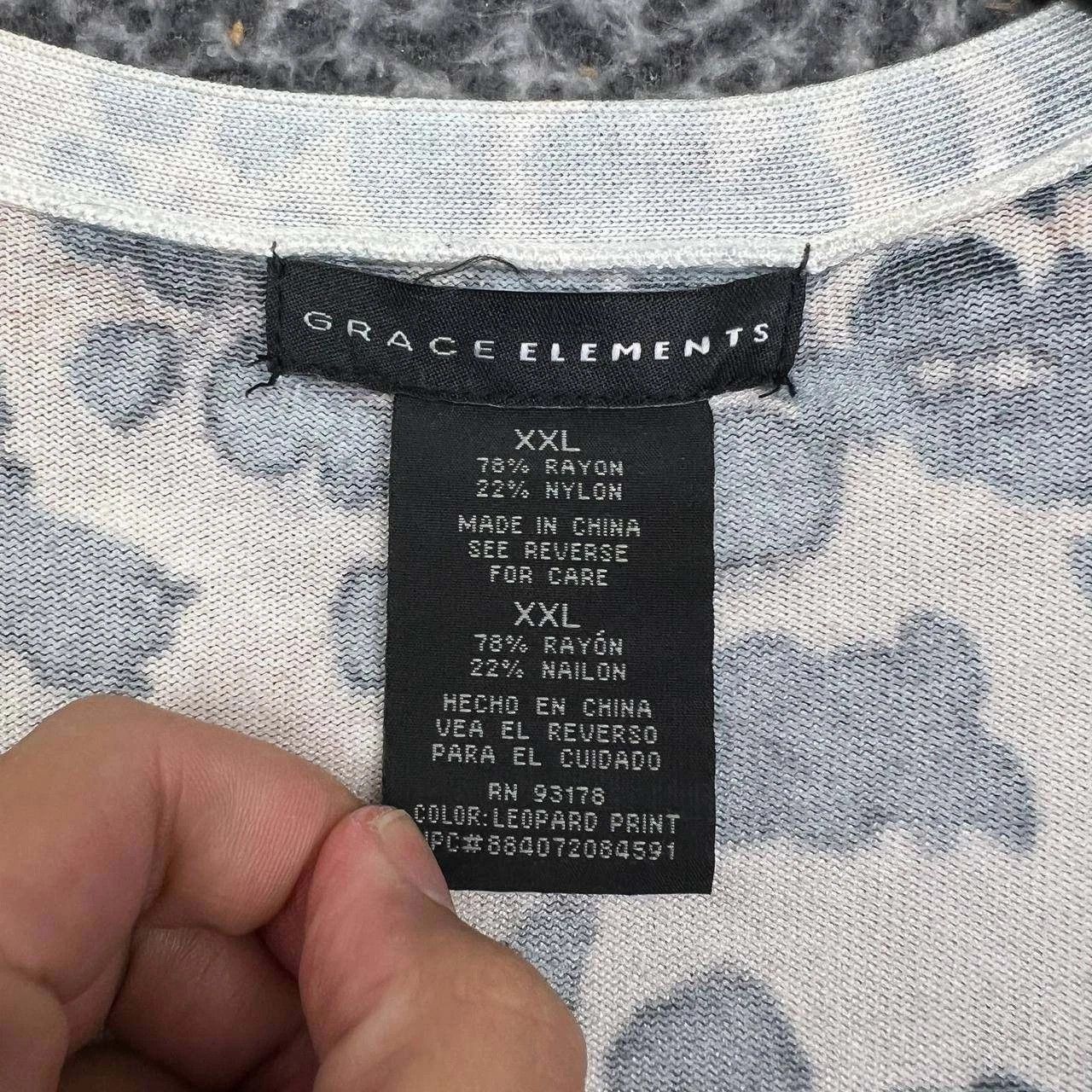 Other Grace Elements Sweater Cardigan Women XXL Leopard Button Up Size XXL / US 16-18 / IT 52-54 - 5 Thumbnail