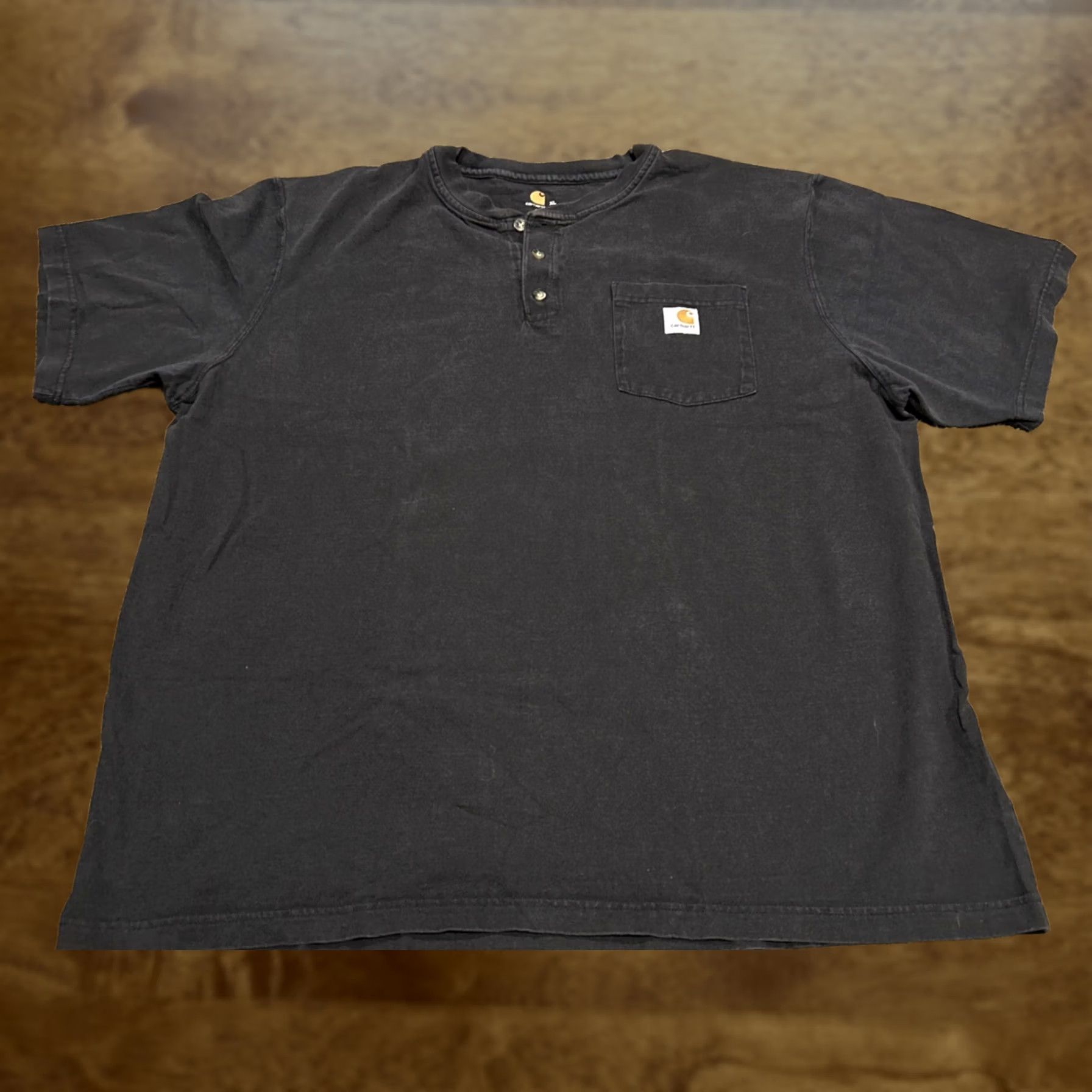 Carhartt Carhartt Shirt Heavyweight Black Cotton Crew Neck XL Men T-Shirt Regular Short Sleeve B1 Vintage: No Size US XL / EU 56 / 4 - 1 Thumbnail