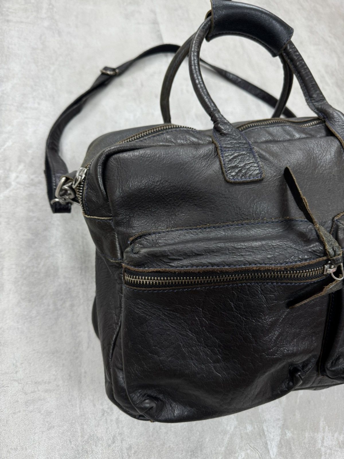 Handmade Cowboysbag leather shoulder CowBoys bag biker motorcycle bag Size ONE SIZE - 5 Thumbnail