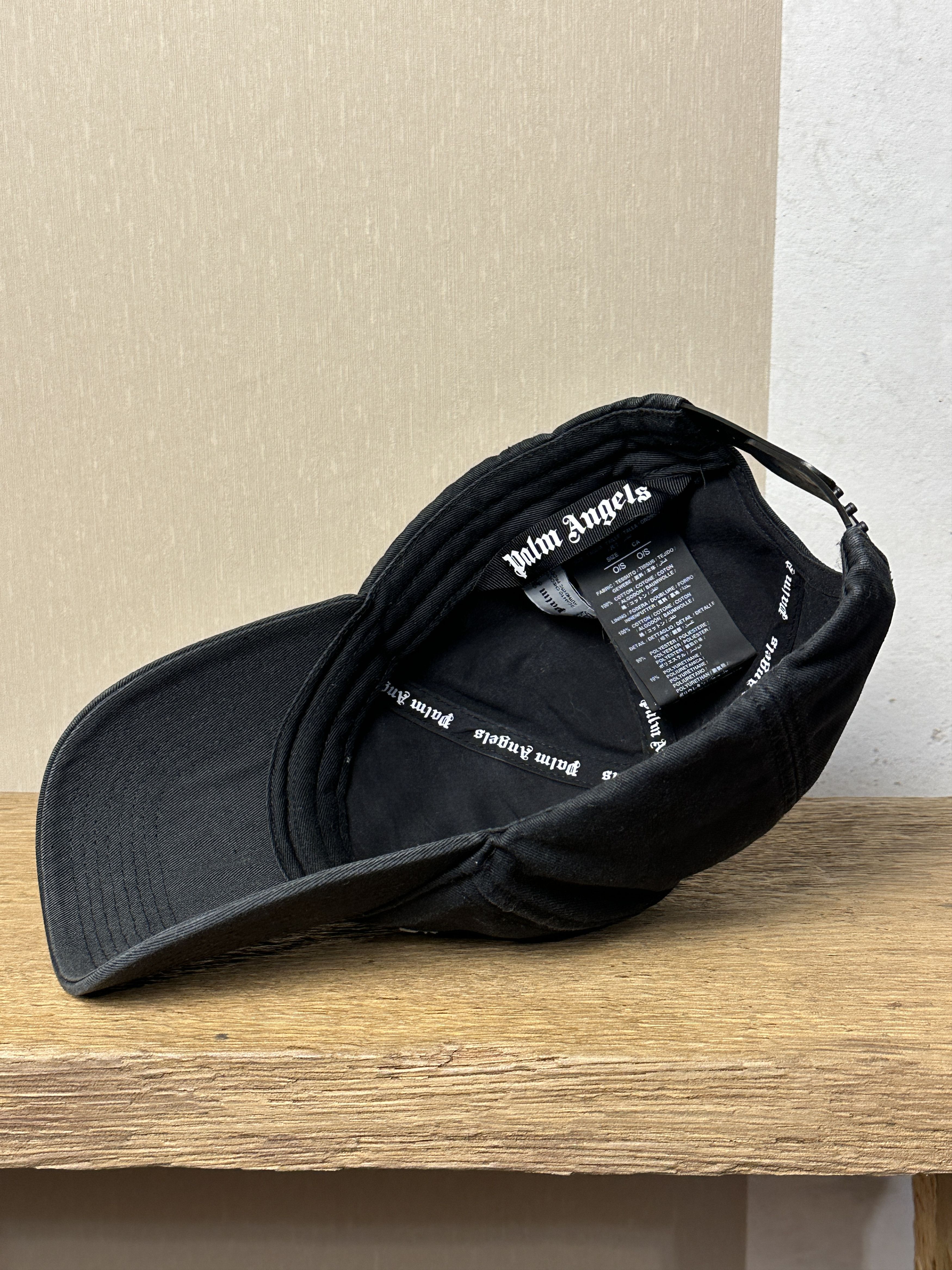 Palm Angels Palm Angels Black Logo Cap Size ONE SIZE - 5 Thumbnail