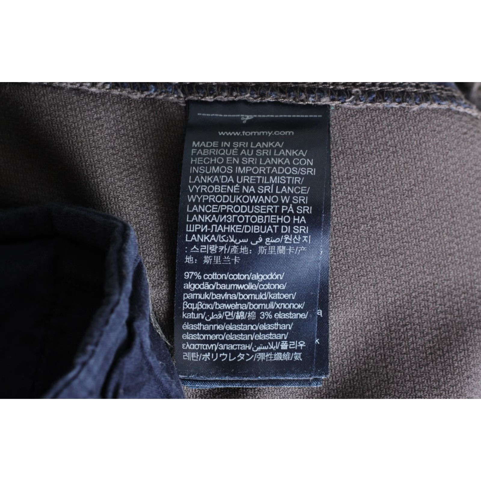 Tommy Hilfiger TOMMY HILFIGER JEANS SCANTON Slim Fit Chino Trousers Men Size M Stretch Grey Old Size US 31 - 7 Thumbnail