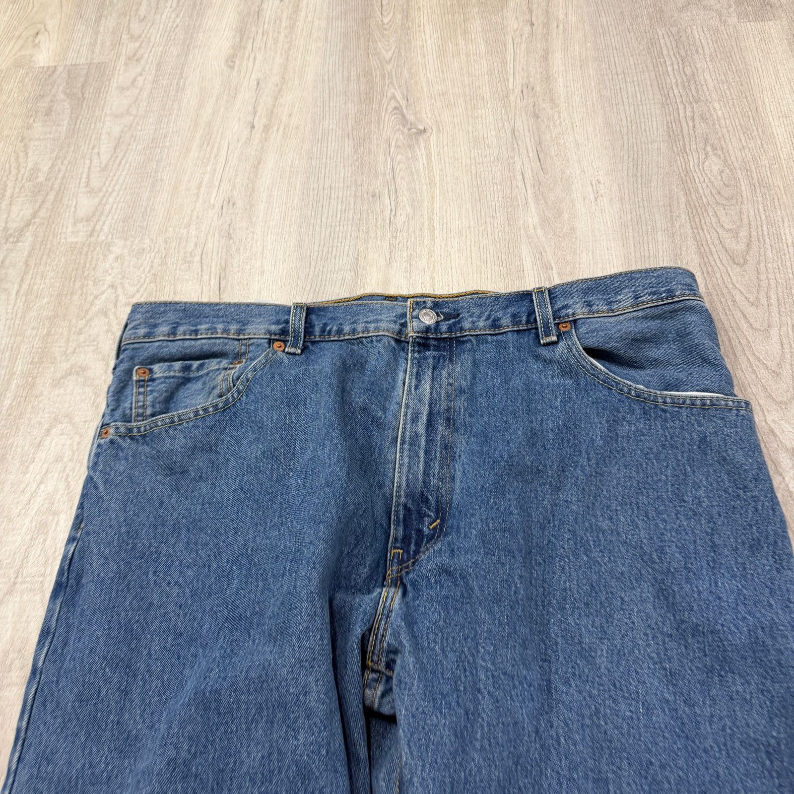 Levi's Levis 517 Boot Cut Jeans Men's 40x30 Blue Denim Western Size US 40 / EU 56 - 3 Thumbnail