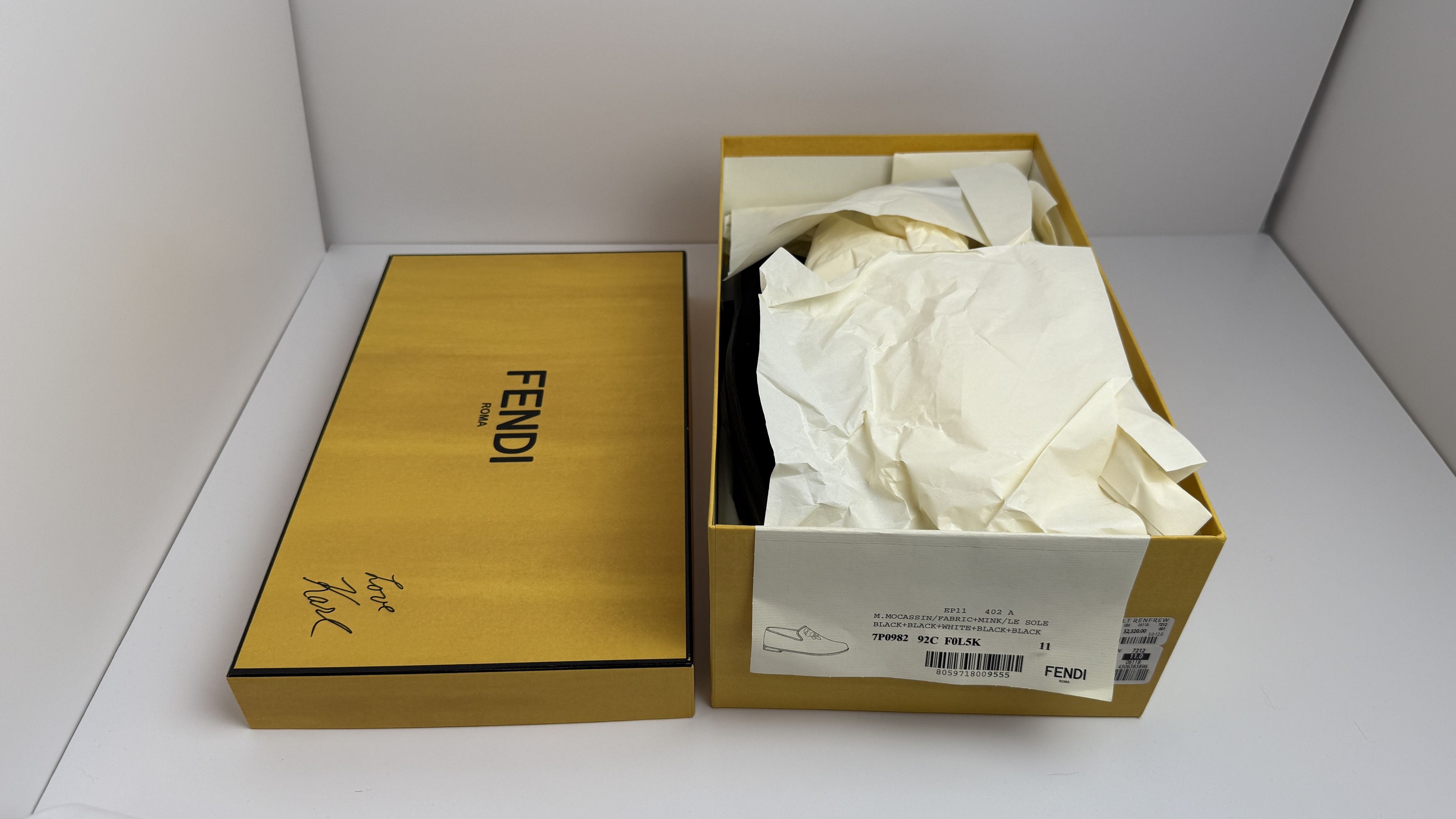 Fendi × Karl Lagerfeld Fendi Mocassin Karl Lagerfeld Size US 11 / EU 44 - 3 Thumbnail