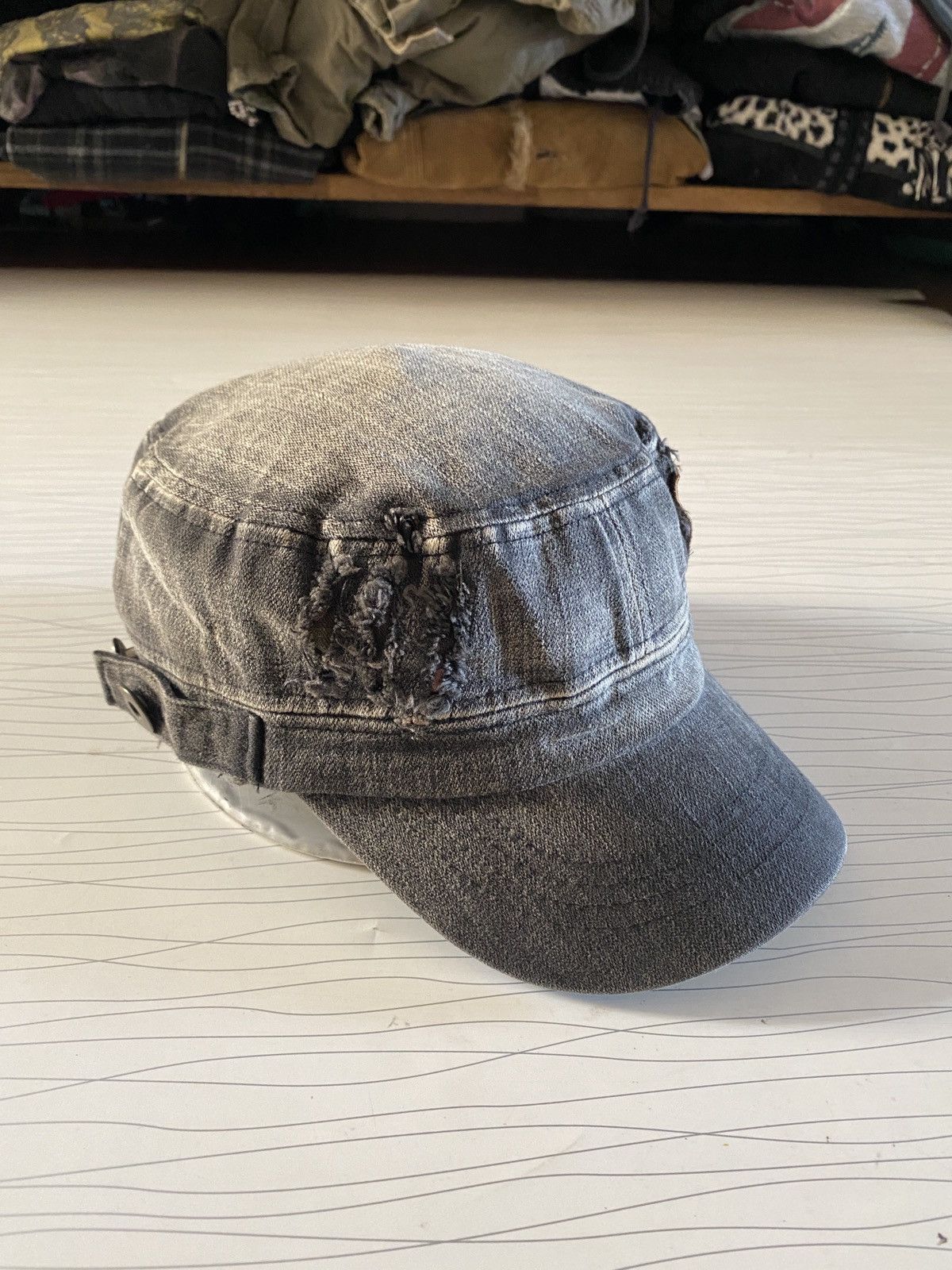 Le Grande Bleu (L.G.B.) Nicole st gilles distressed patch hats Size ONE SIZE - 4 Thumbnail