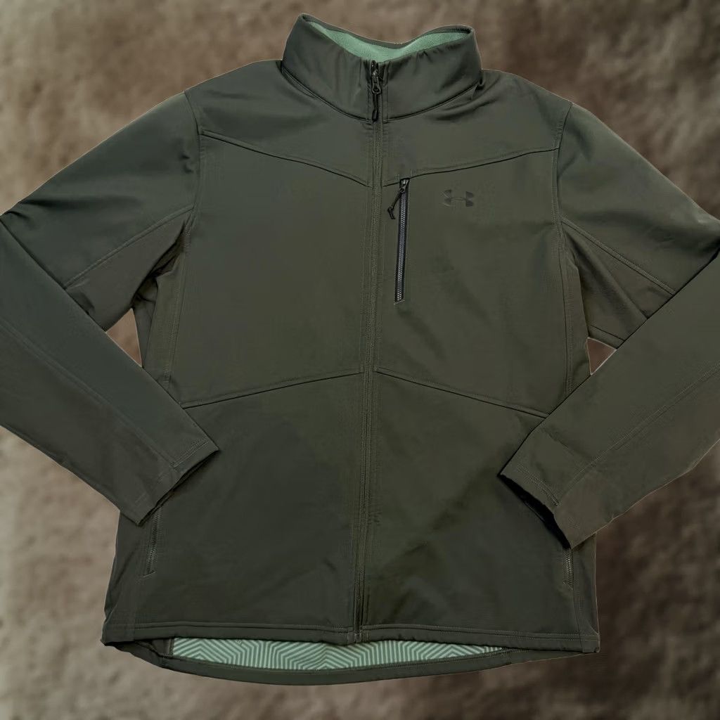 Under Armour Under Armour Jacket Mens 2XL Green ColdGear Infrared Storm Softshell Zip Size US XXL / EU 58 / 5 - 1 Thumbnail