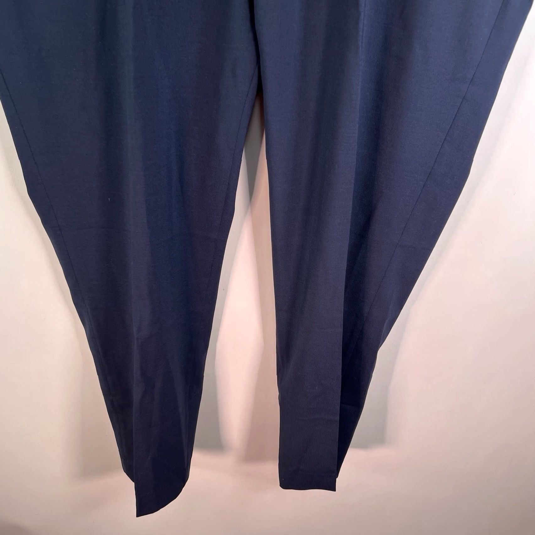 Vintage GS Perfect Fit Wool Blend Pant Mens Size 52 X32 Navy Blue Stretch Dress Pants Flat Front Zip Front City Money Formal Workwear Size US 36 / EU 52 - 4 Thumbnail