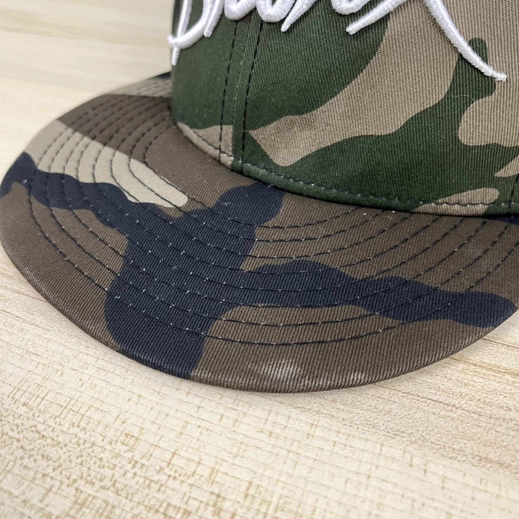 New Era New Era New York Yankees Hat Fitted 7 1/2 59Fifty 5950 Green Camo Script Mens Size ONE SIZE - 5 Thumbnail