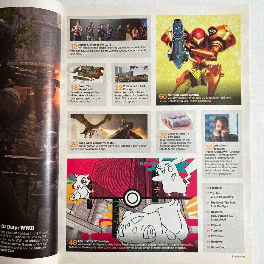 Designer Game Informer Issue #293 SEP 2017 CALL OF DUTY: WWII NM+ Size ONE SIZE - 5 Thumbnail
