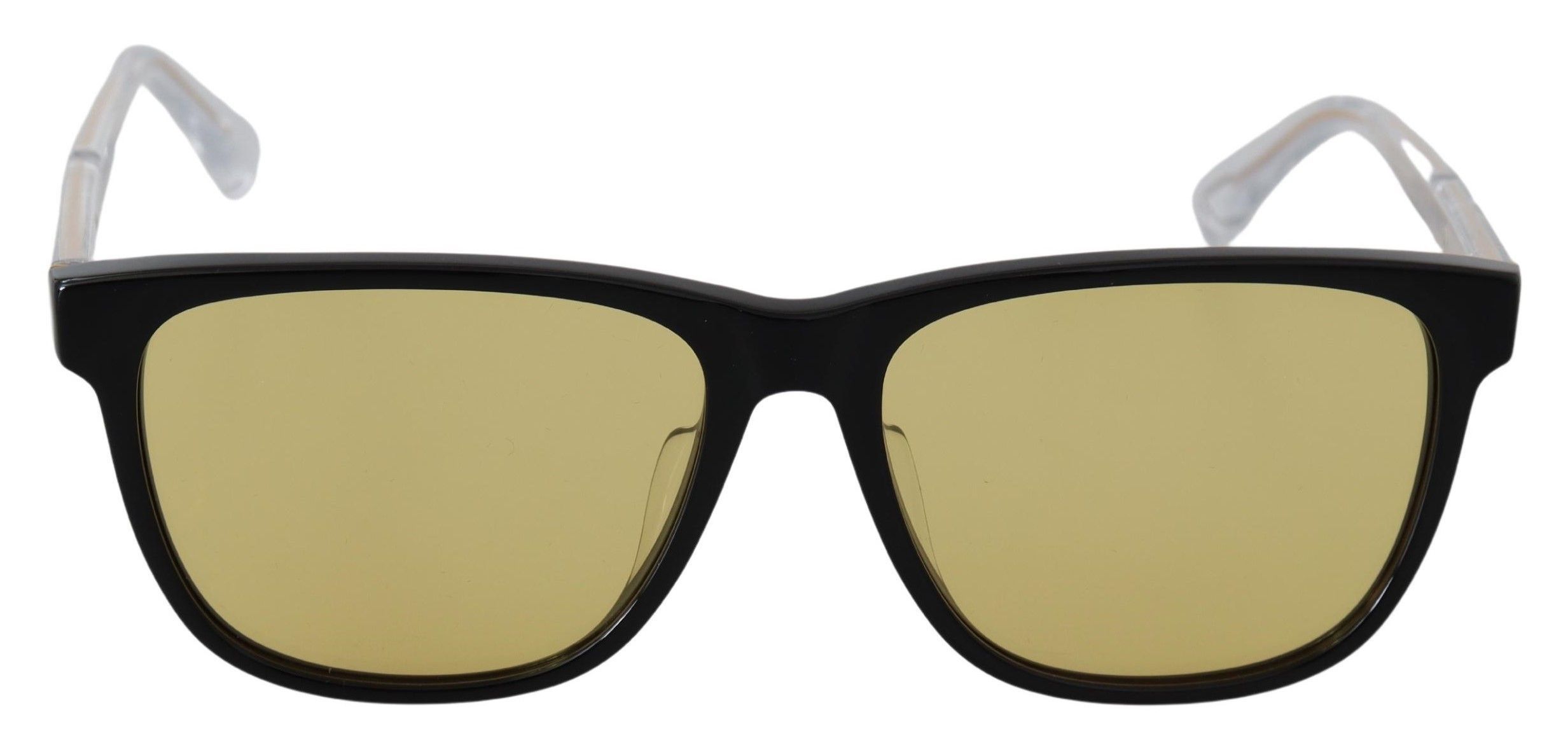Diesel Chic Black Acetate Sunglasses with Yellow Women's Lenses Size ONE SIZE - 1 Thumbnail