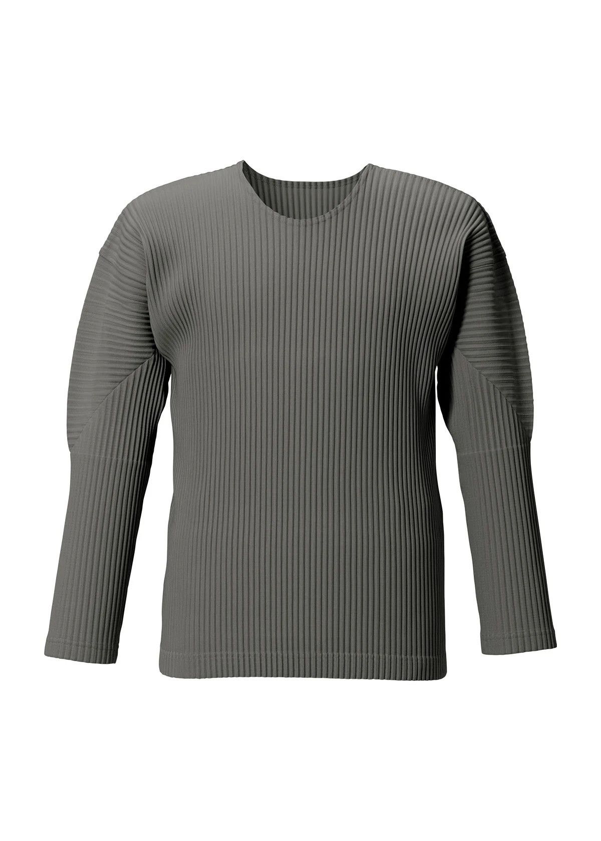 Homme Plisse Issey Miyake Homme Plisse - long sleeve in ash grey Size US L / EU 52-54 / 3 - 1 Thumbnail