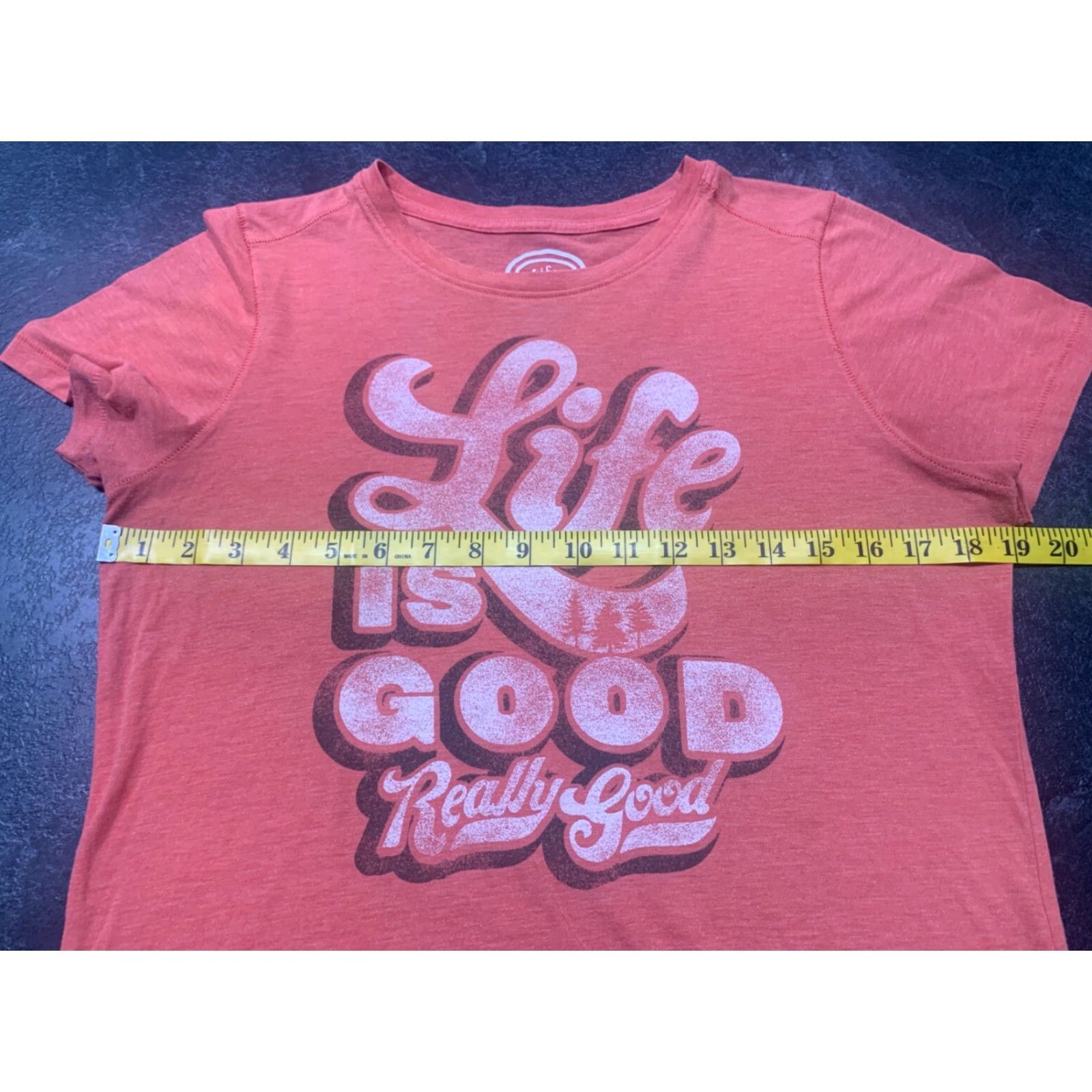 Life is Good VINTAGE Life is Good Women's T-Shirt Retro Peach Medium Size M / US 6-8 / IT 42-44 - 6 Thumbnail