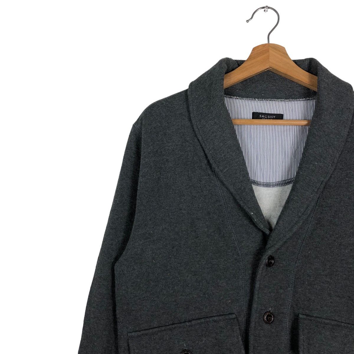 Yohji Yamamoto 🔥Vintage Cardigan Jacket Bomber Design Sacsny Y’S Accs Size US M / EU 48-50 / 2 - 7 Thumbnail