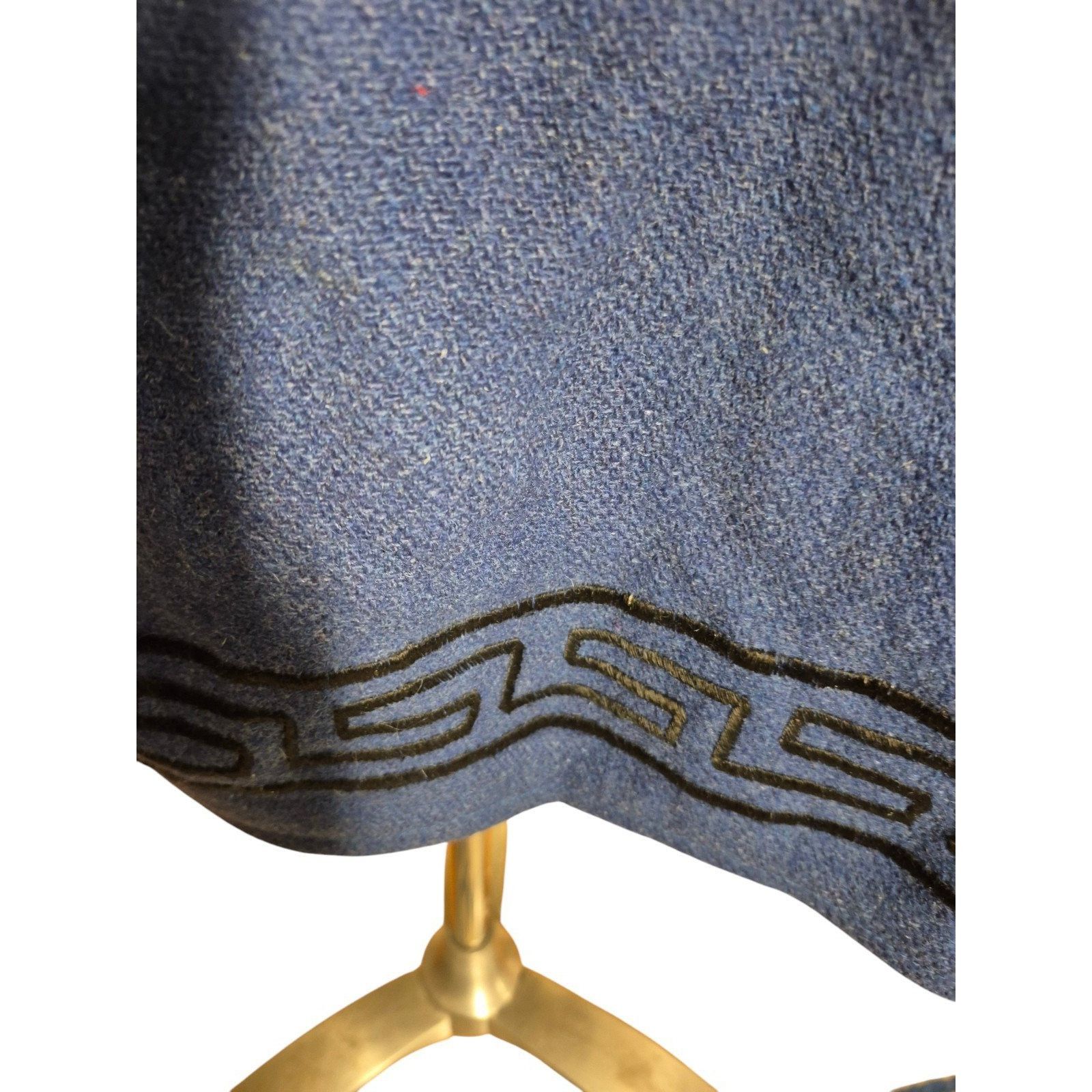 Vintage The Daily Planet Vintage 100% Wool Coat Embroidered Hooded J Size L / US 10 / IT 46 - 7 Thumbnail