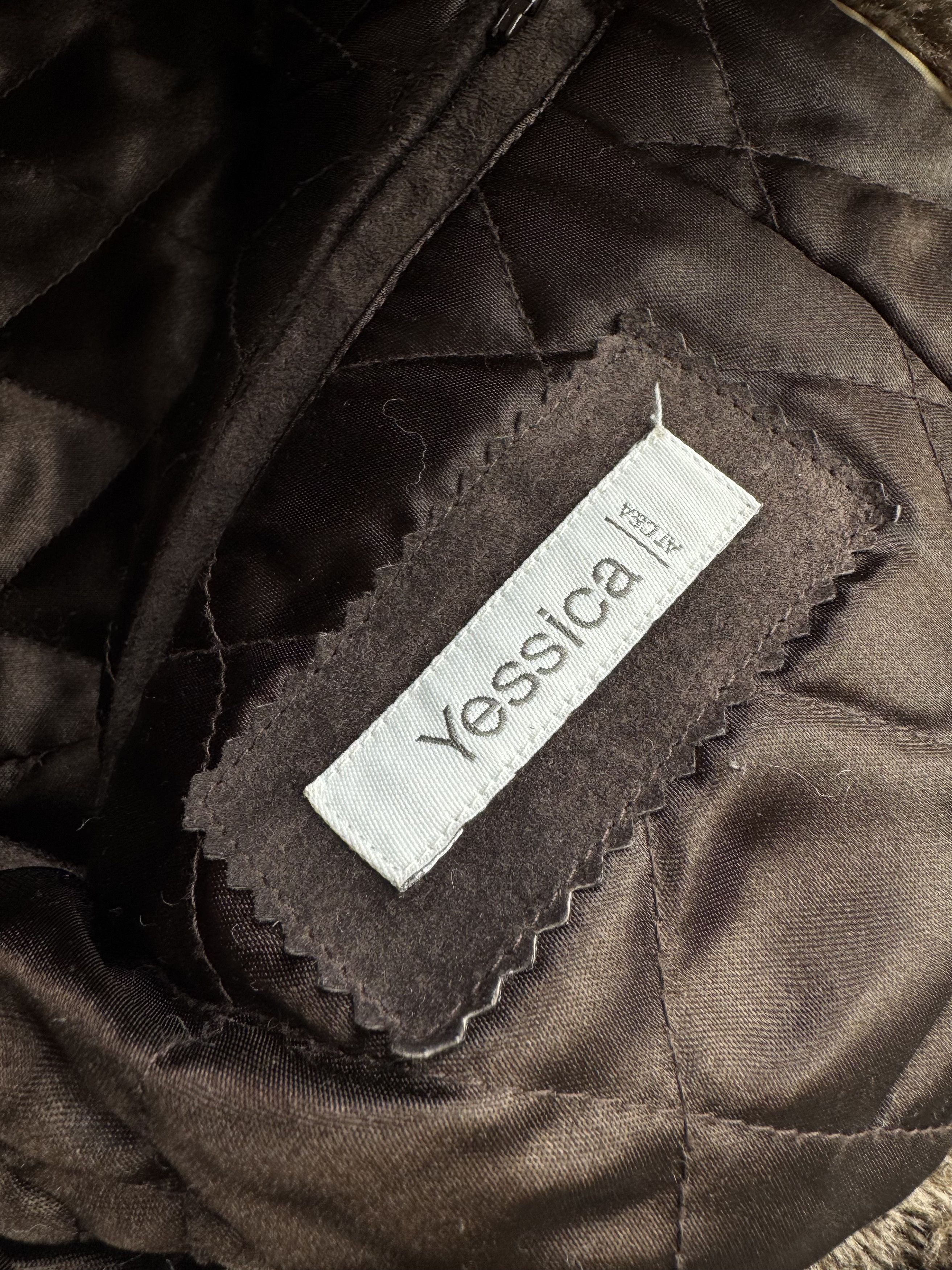 Vintage Vintage Suede Cropped Jacket With Faux SheepskinB310(V320)E2 Size M / US 6-8 / IT 42-44 - 6 Thumbnail
