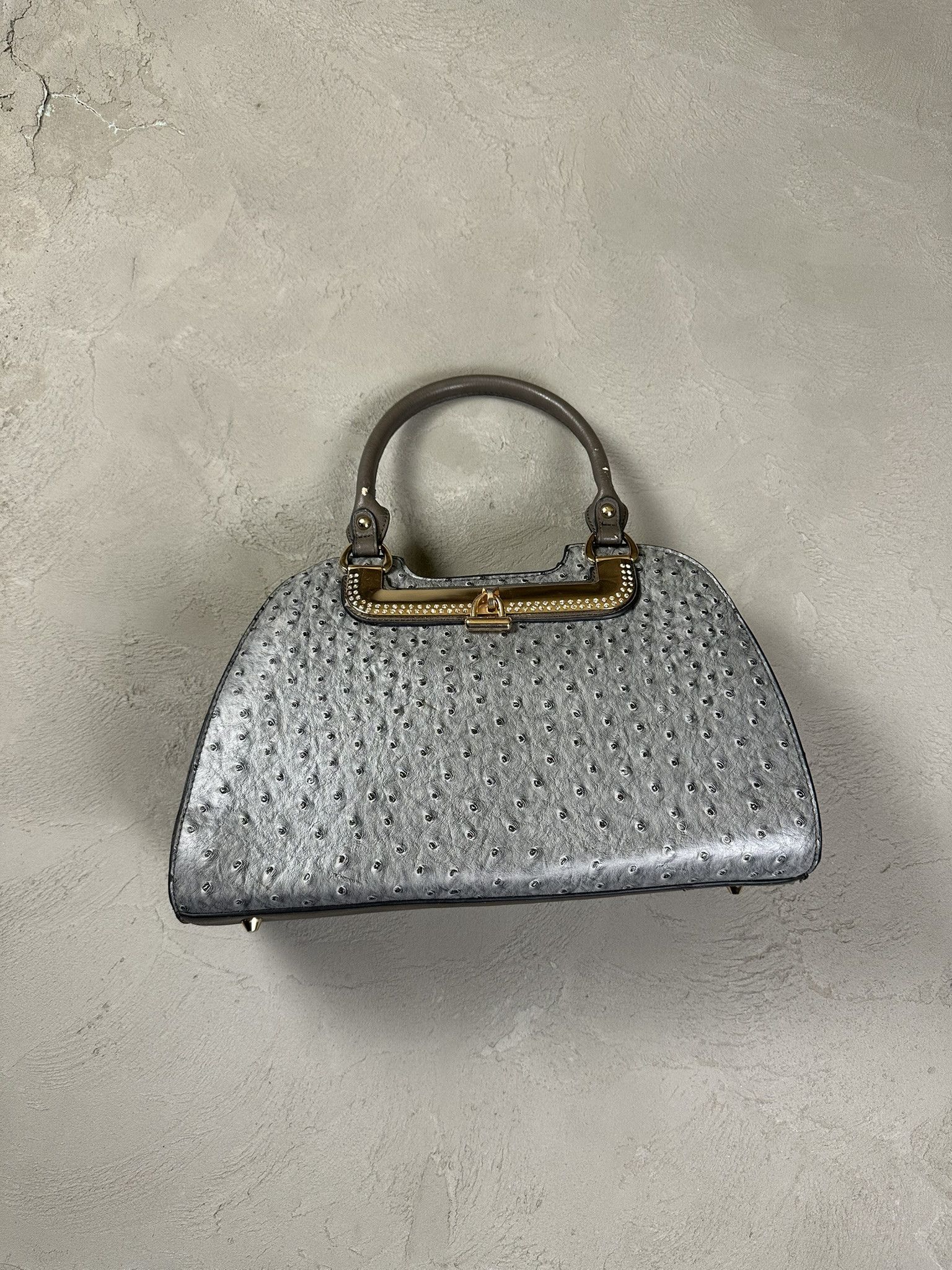 Japanese Brand Vintage Y2k Silver Shiney Handbag 2000s Size ONE SIZE - 1 Thumbnail