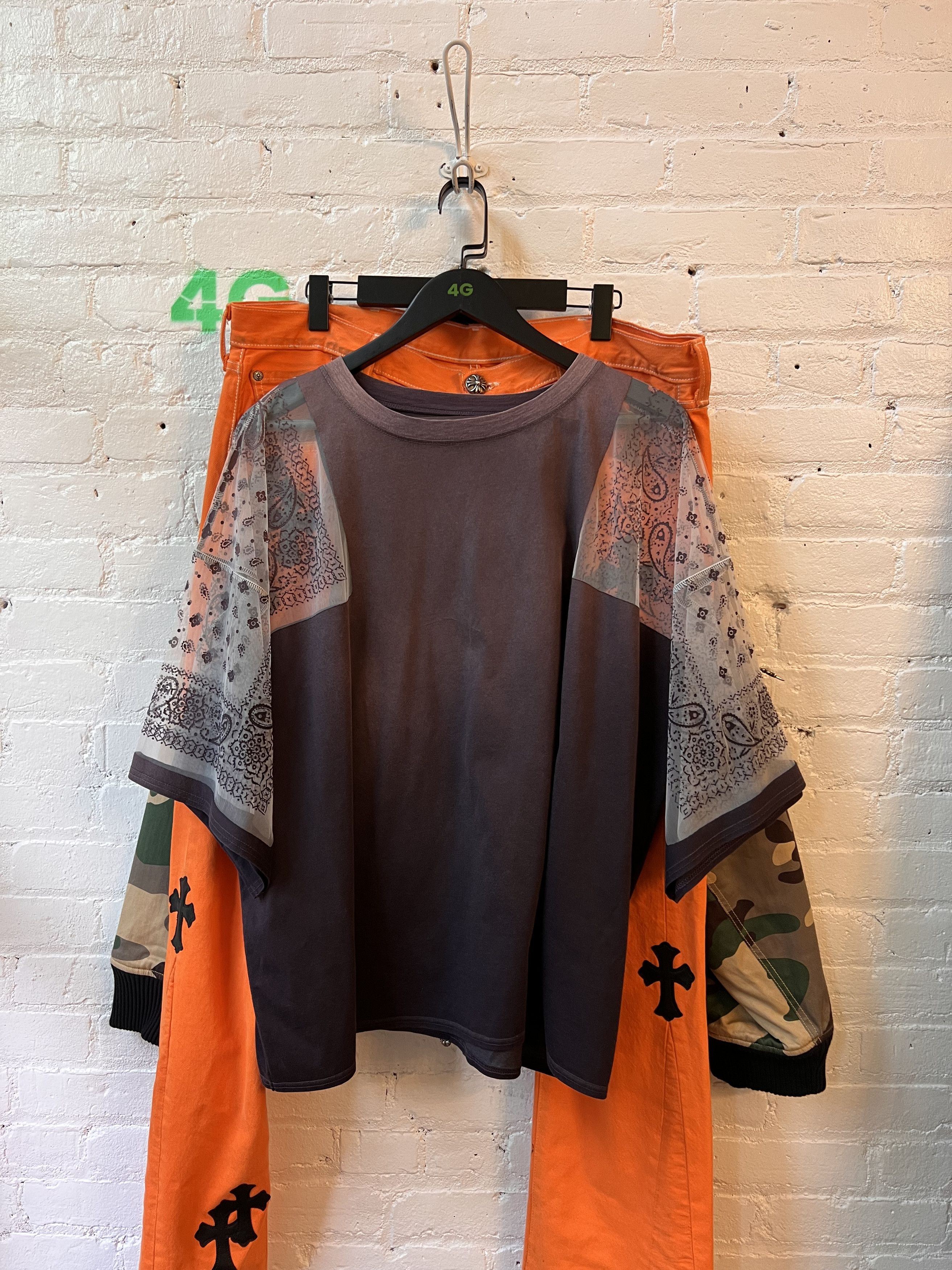 Kapital Kapital Sheer Bandana Shirt 4G SELLER Size US S / EU 44-46 / 1 - 1 Thumbnail