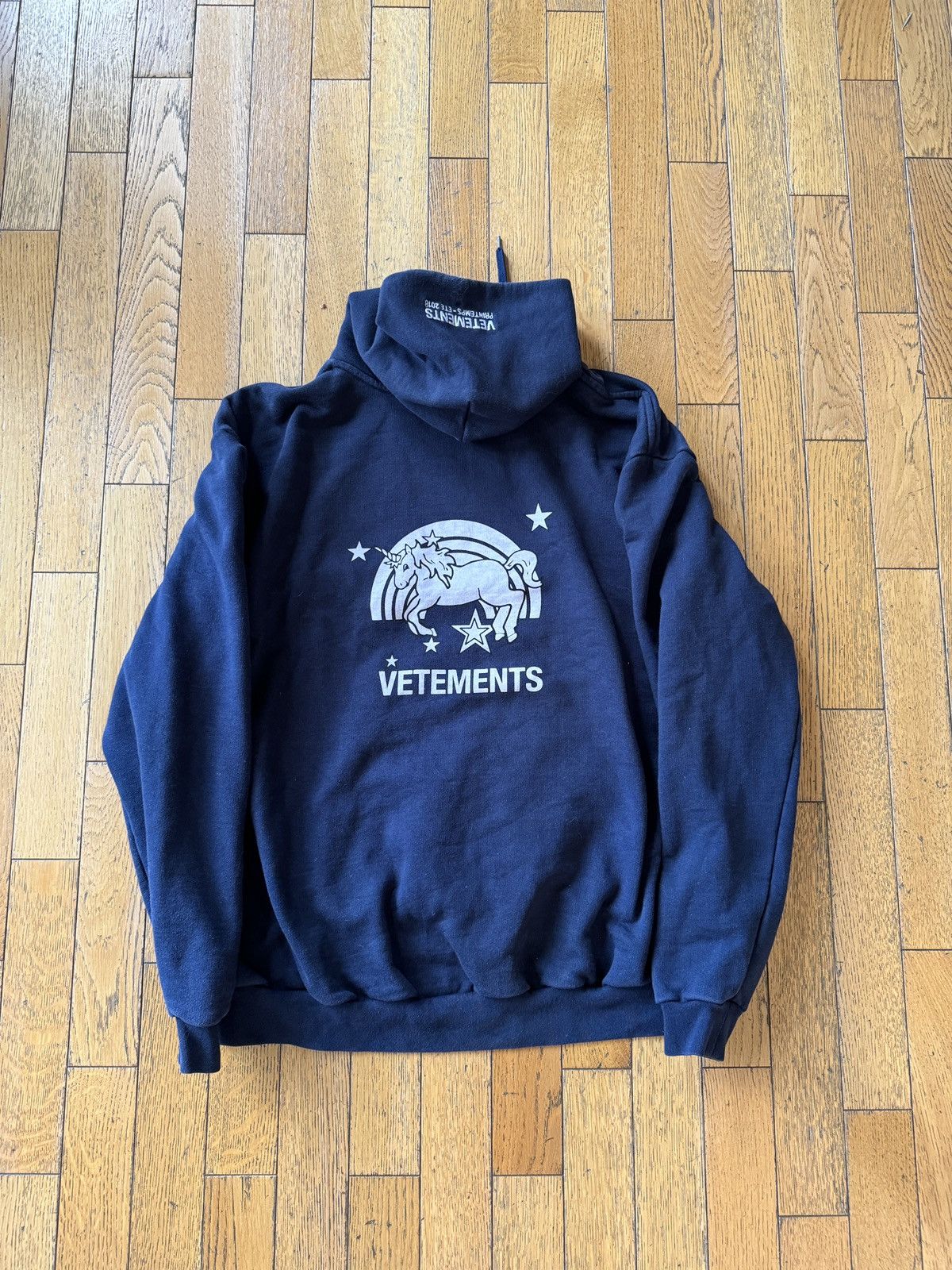 image of 1/50 Vetements Unicorns And Rainbows Navy OG Demna, Men's (Size Small)